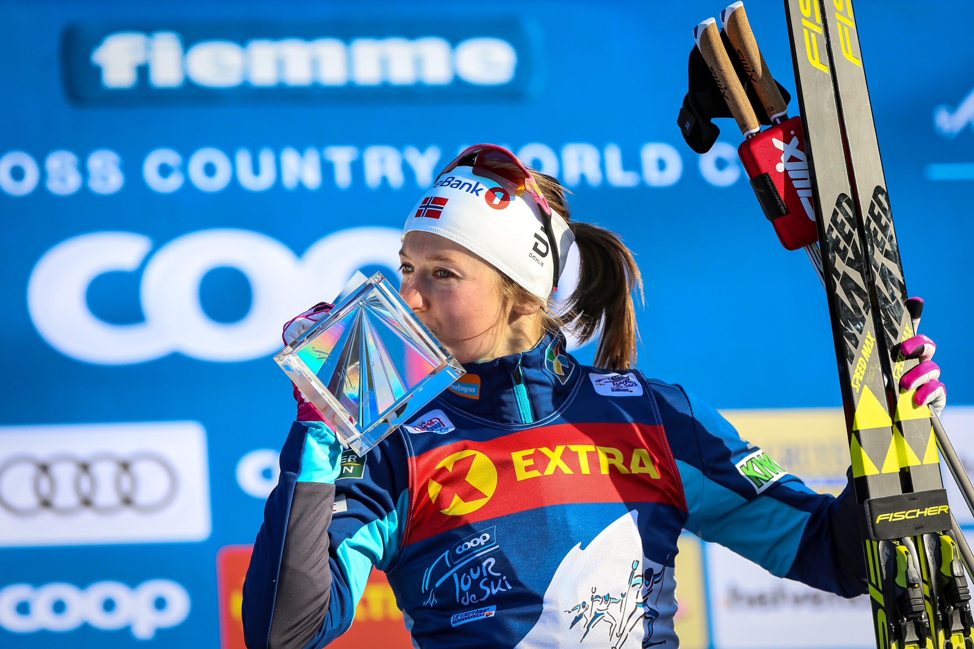 Ingvild Flugstad Ostberg, Nouveau succs sign. Klaebo, Tour de Ski, Cross-country skiing, 3200x2140 HD Desktop