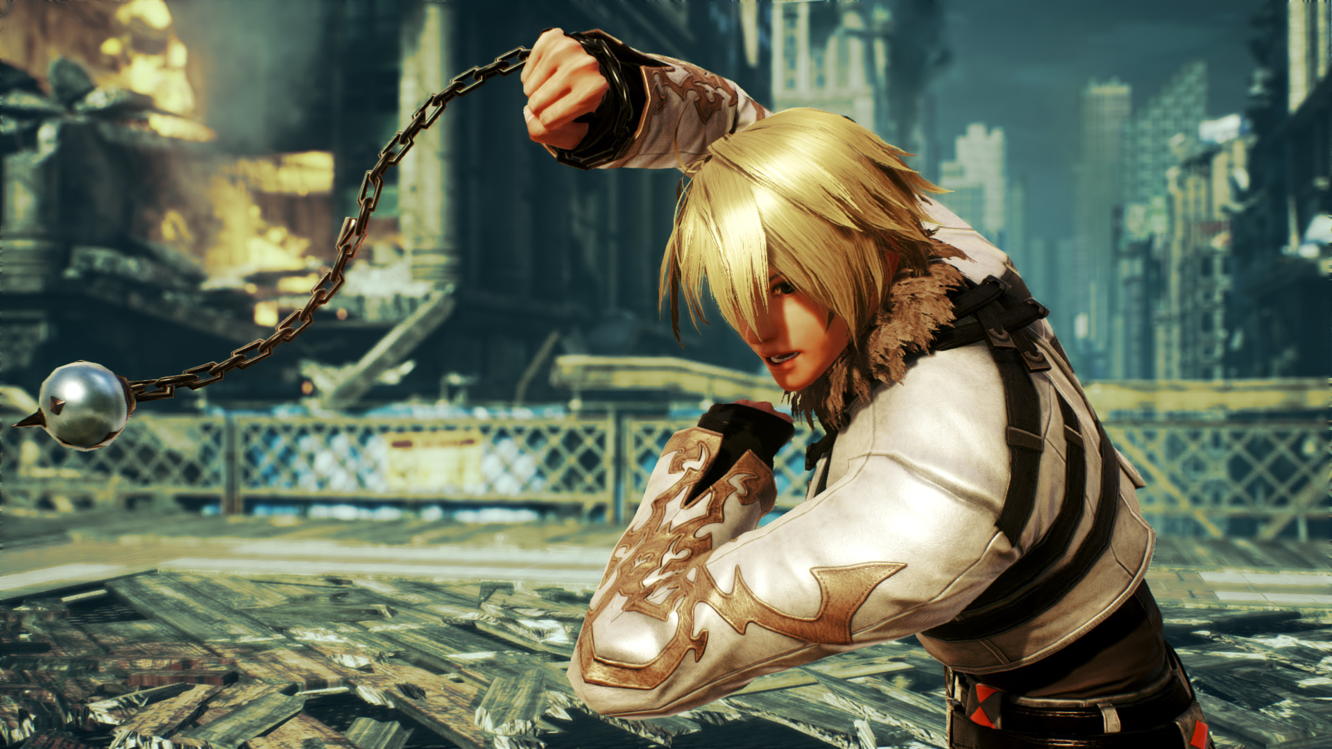 Leo Kliesen, Twilight Conflict stage, spiked ball chain weapon, Full HD Desktop wallpaper