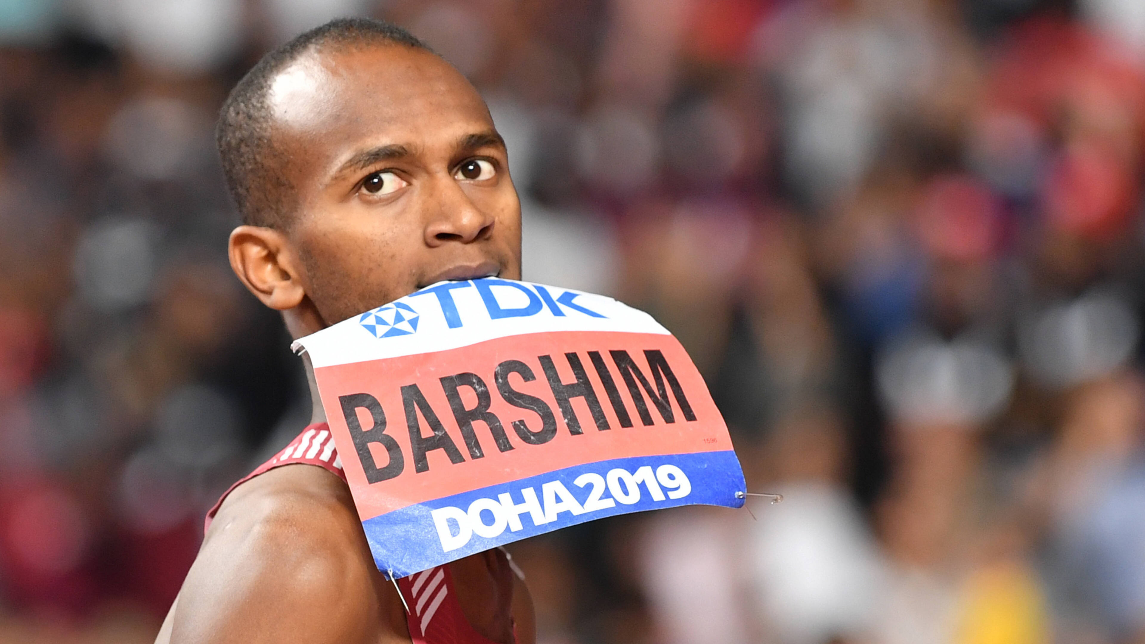 Mutaz Essa Barshim, Home soil victory, World title, High jump, 3840x2160 4K Desktop