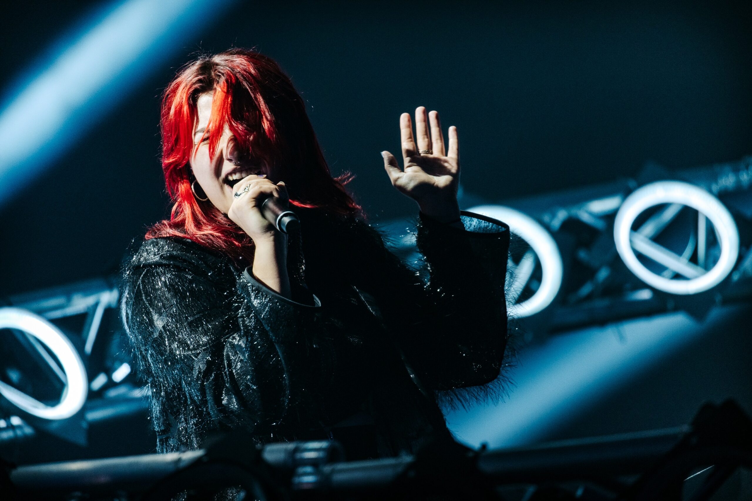 Pia Maria, Lumx rehearsal, Eurovision details, Austria, 2560x1710 HD Desktop