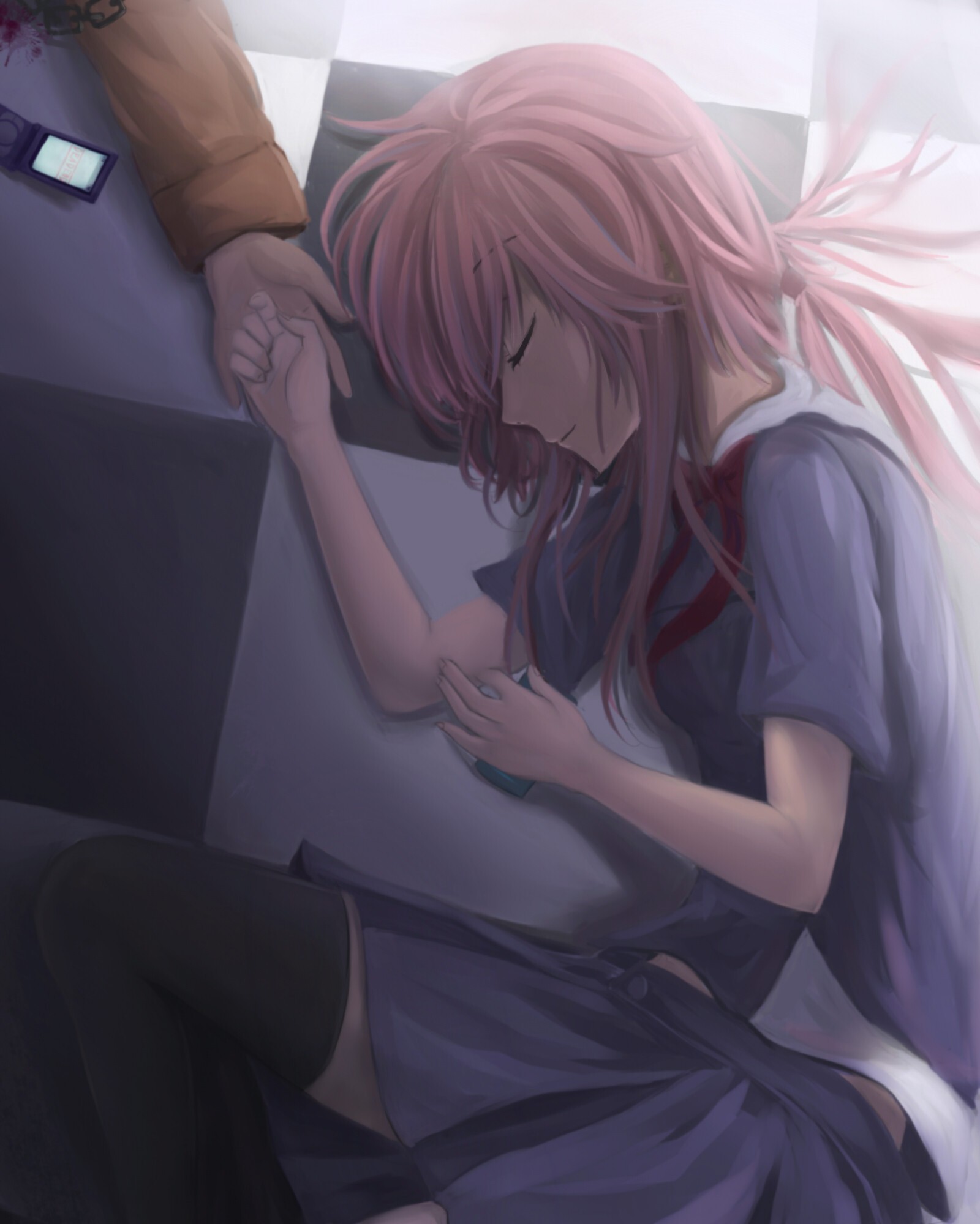 Gasai Yuno, mirai nikki anime, gasai yuno wallpaper, 1600x2000 HD Phone