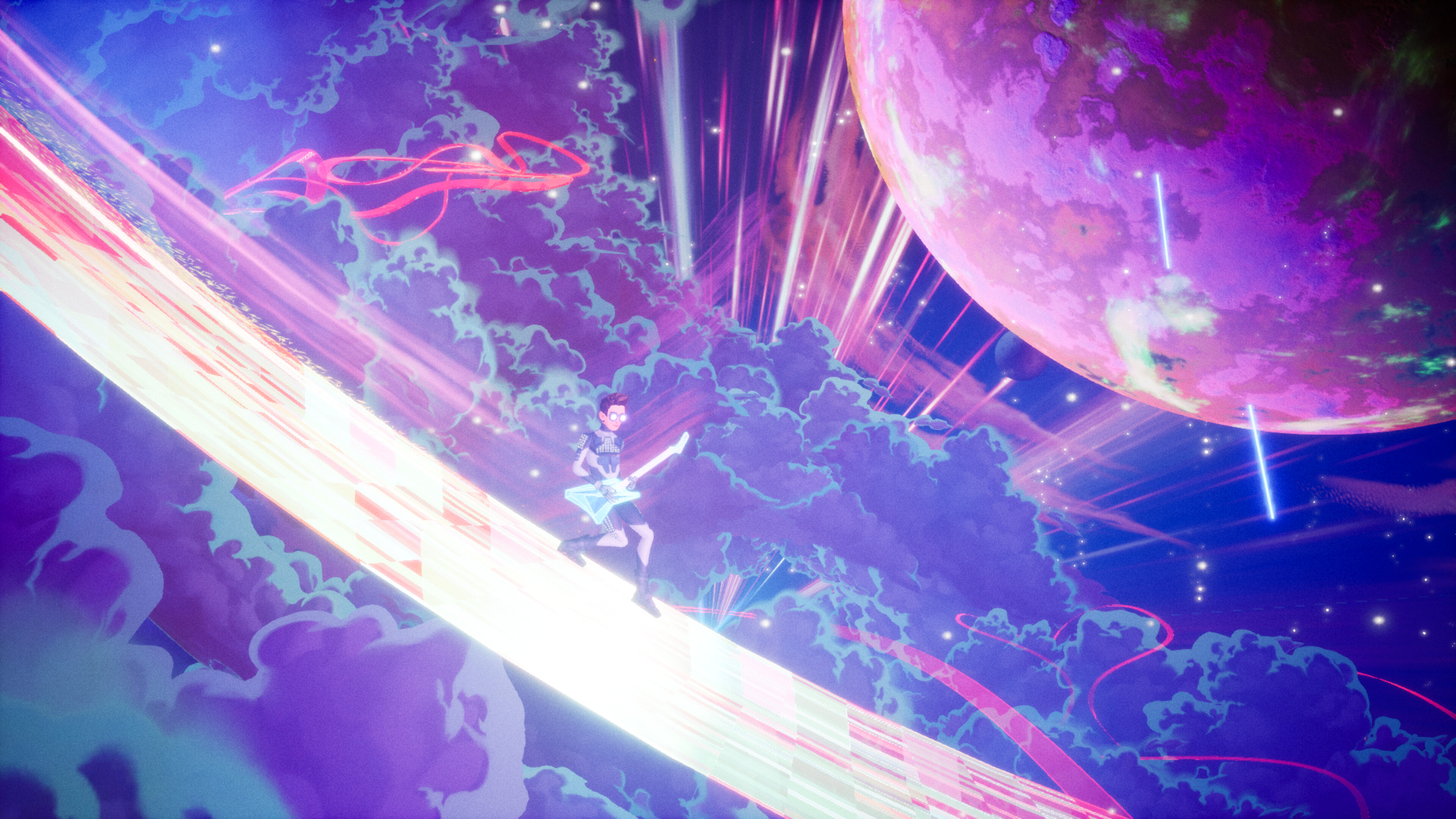 The Artful Escape, Waytoomanygames review, Sequel possibilities, Gaming adventure, 3840x2160 4K Desktop