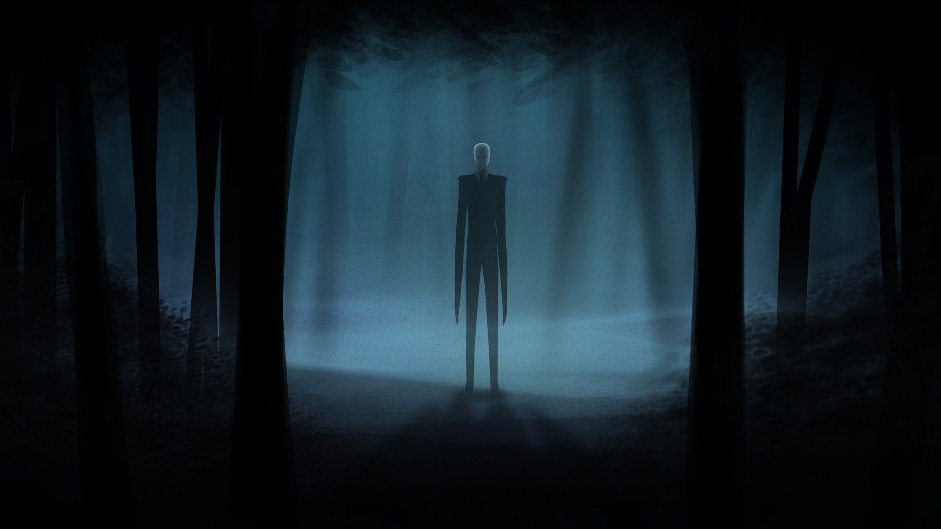 Slenderman, Haunted Forest Wallpaper, 1920x1080 Full HD Desktop
