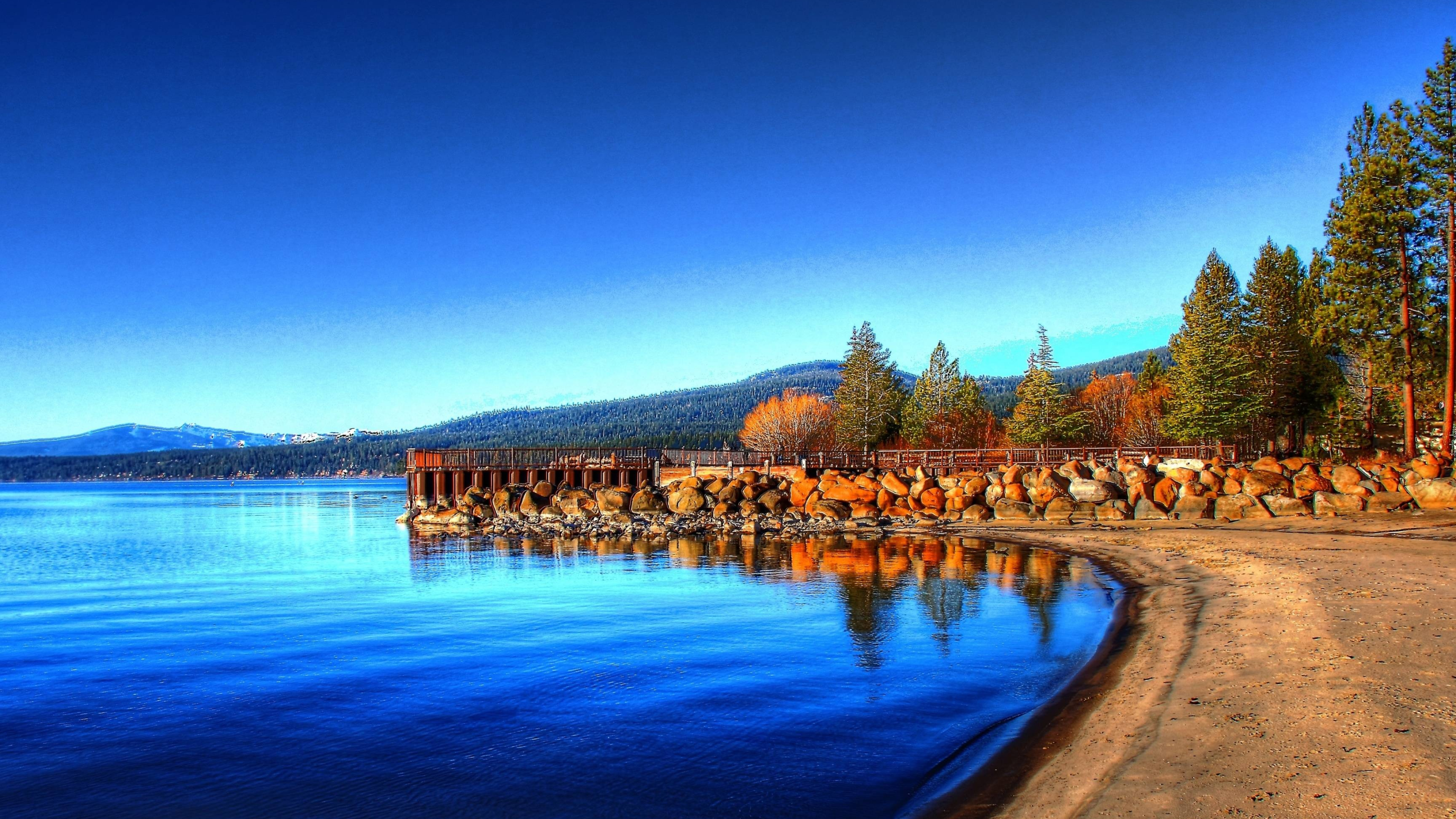 Emerald Bay, Captivating beauty, Nature's wonder, Breathtaking views, 3840x2160 4K Desktop