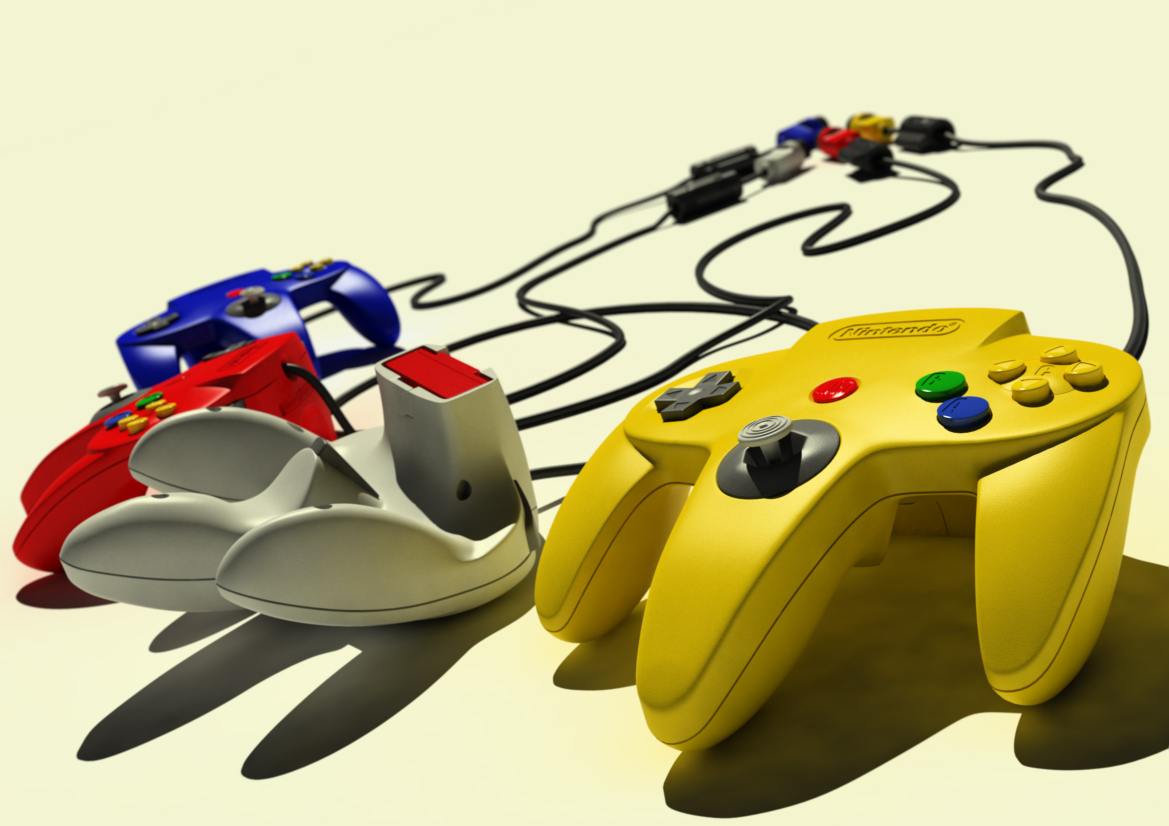 N64 controller, Nintendo Wallpaper, 2340x1660 HD Desktop