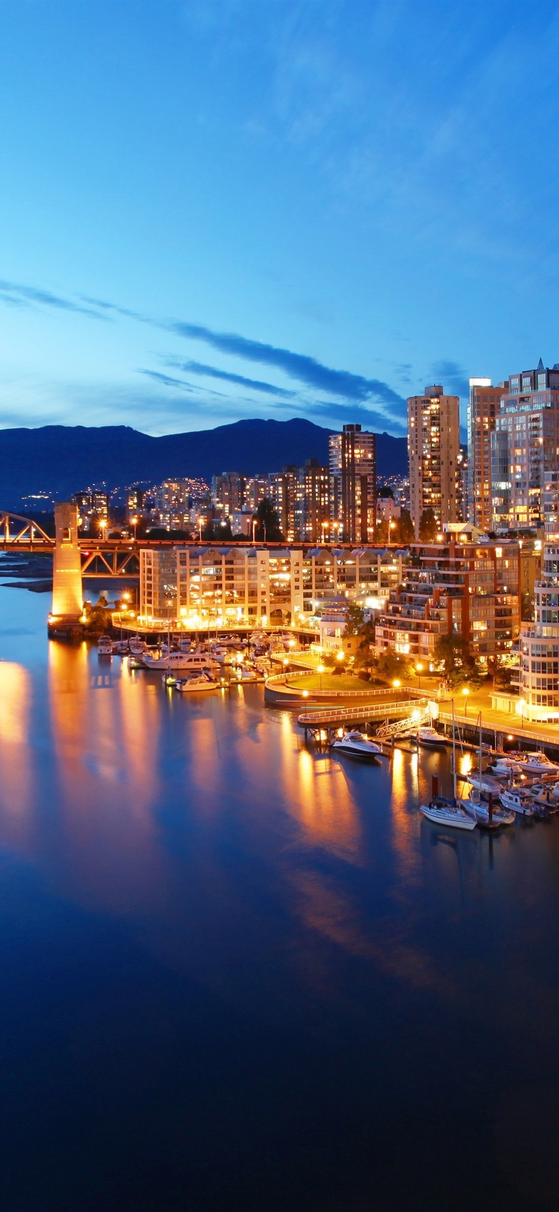 Vancouver Skyline, Phone wallpapers, Stunning backgrounds, Top-rated collection, 1130x2440 HD Phone