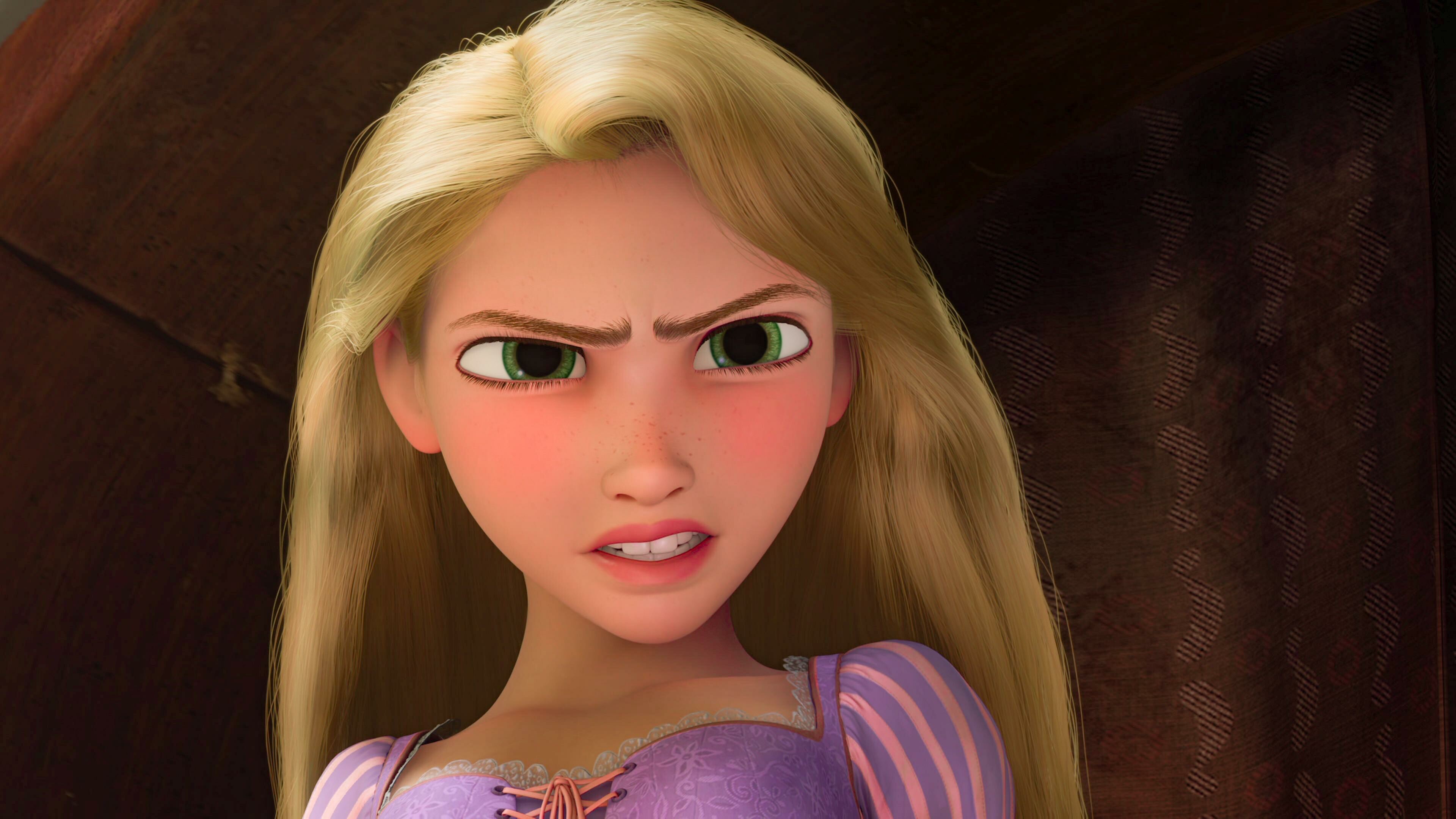 Tangled, Rapunzel in 4K, Beautifully edited, Lightroom application magic, 3840x2160 4K Desktop
