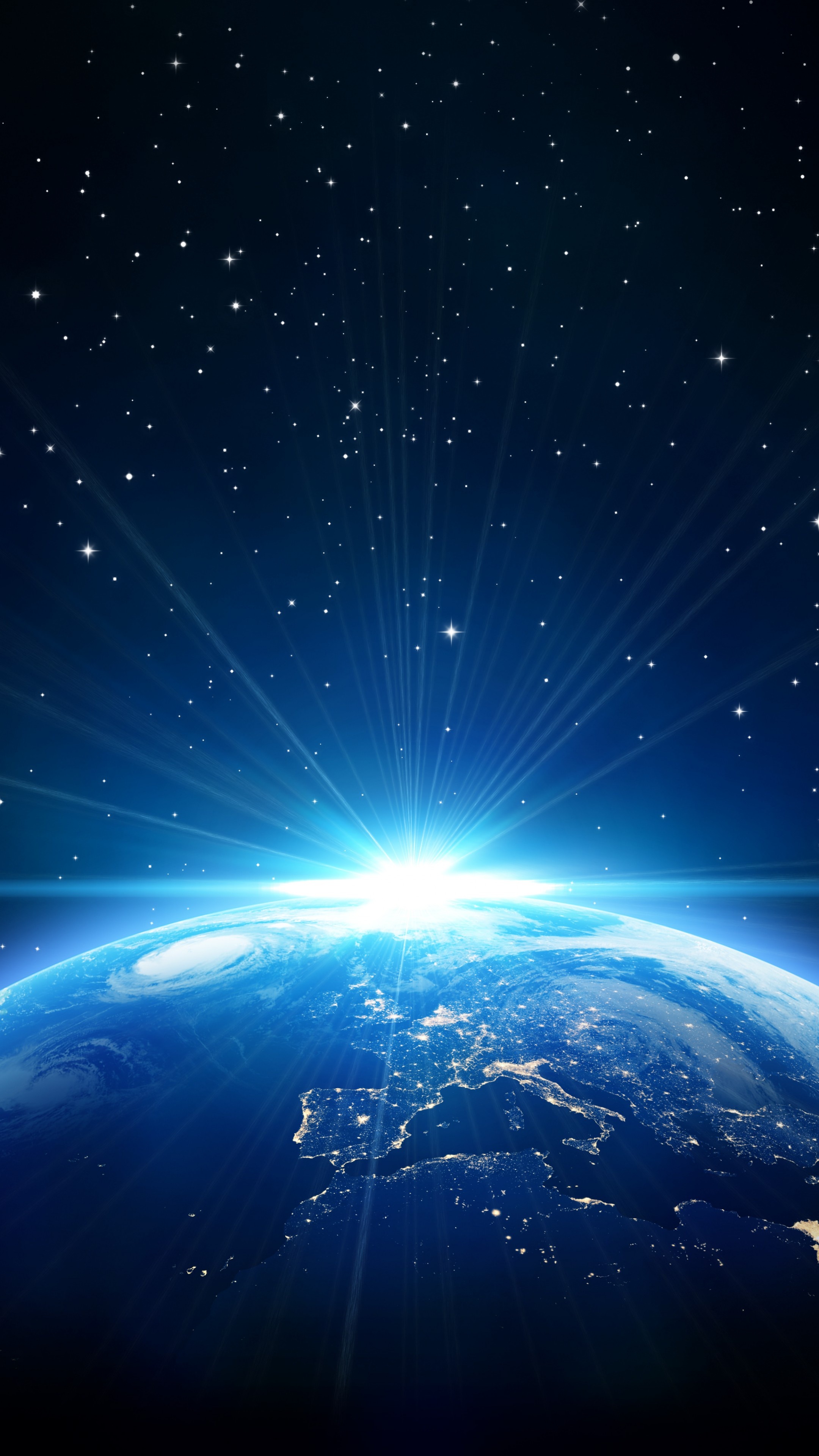9 Planets, Earth planet, Space, 2160x3840 4K Phone