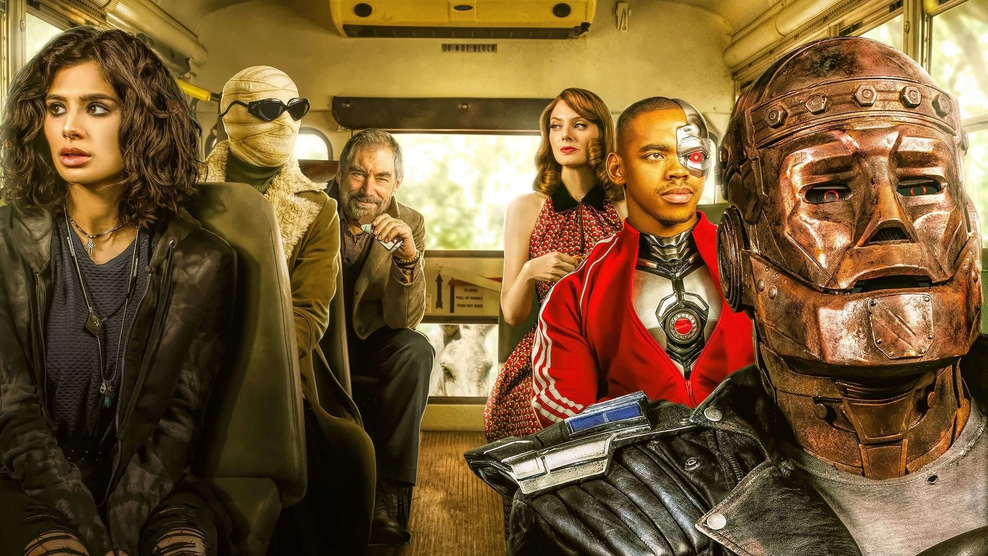 Doom Patrol TV series, Superhero adventures, Unique storyline, Mind-bending twists, 1920x1080 Full HD Desktop