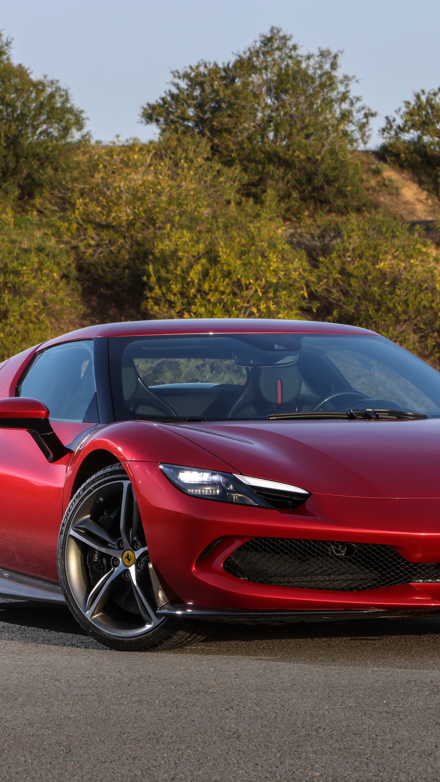 Ferrari 296 GTB, 2022, 5K cars, Sportscars, 1440x2560 HD Phone
