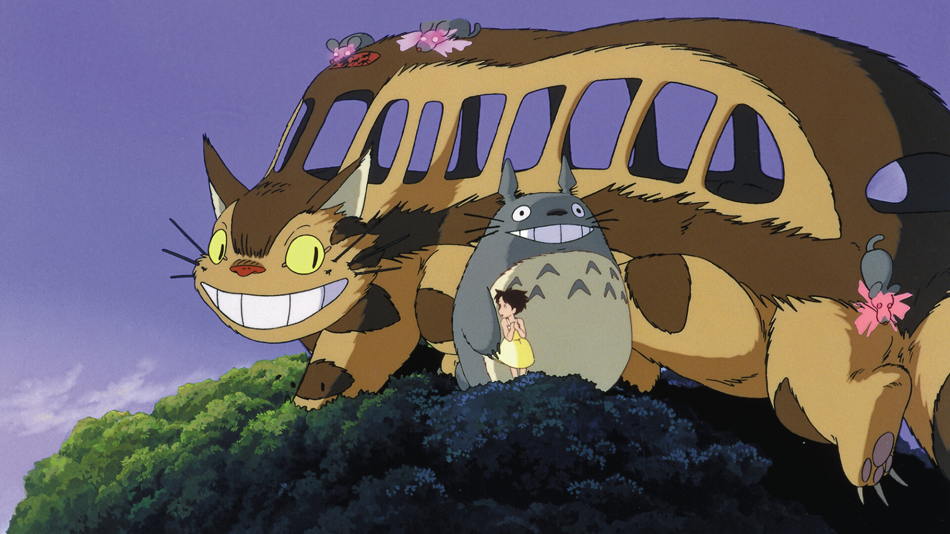 Catbus, My Neighbor Totoro Wallpaper, 1920x1080 Full HD Desktop