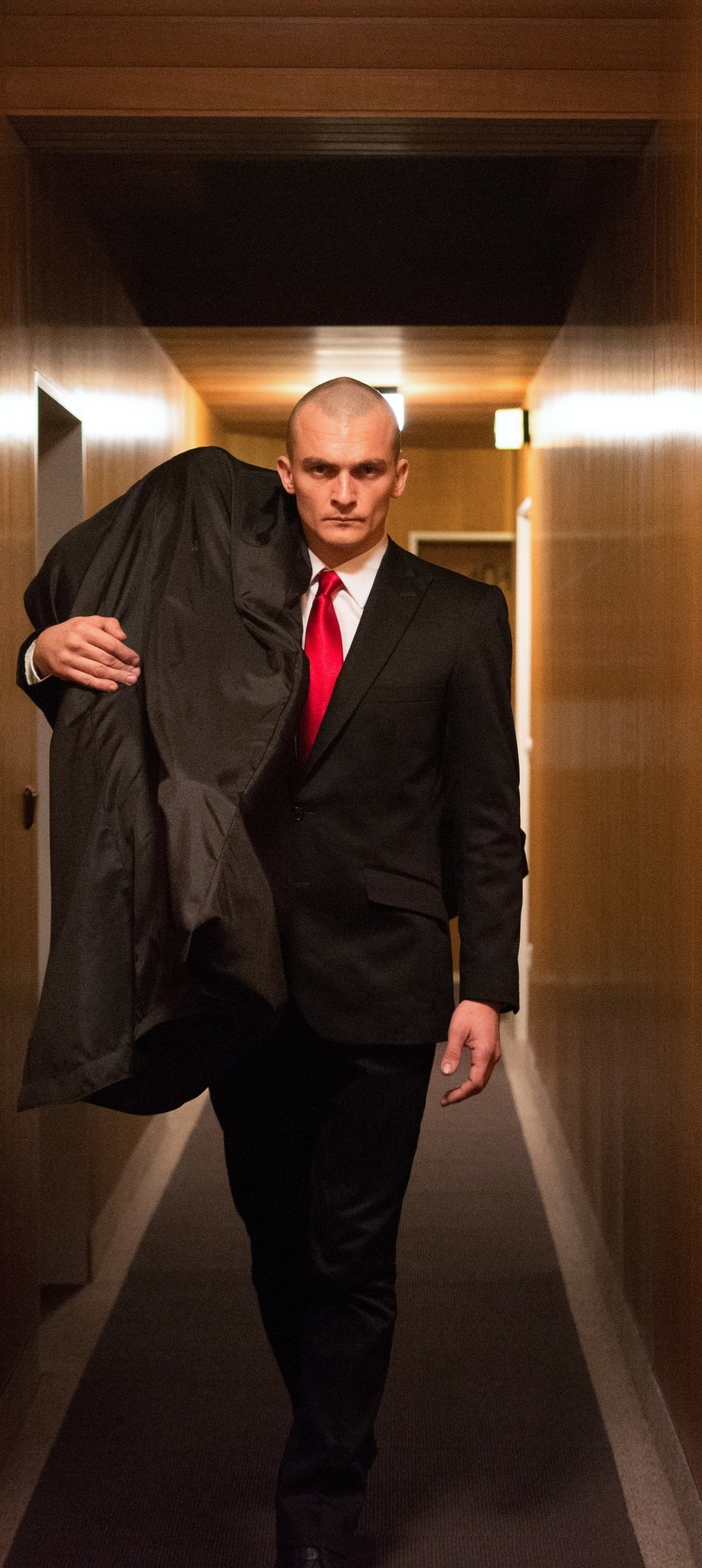 Rupert Friend, Hitman Agent 47 movie, High-octane action, Suspenseful plot, 1440x3220 HD Phone