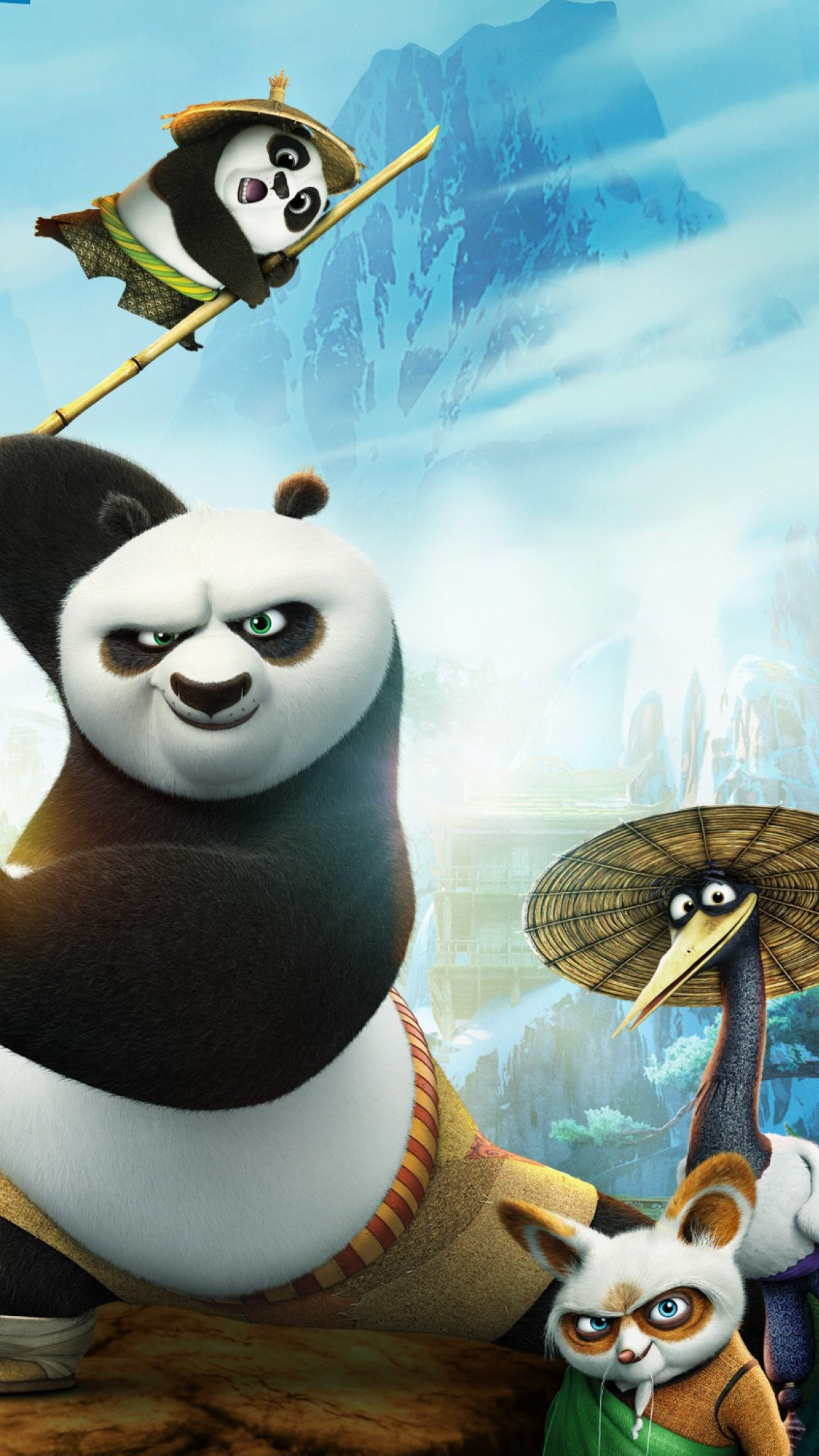 Kung Fu Panda, iPhone wallpaper, Dynamic visuals, Stunning detail, 1160x2050 HD Phone