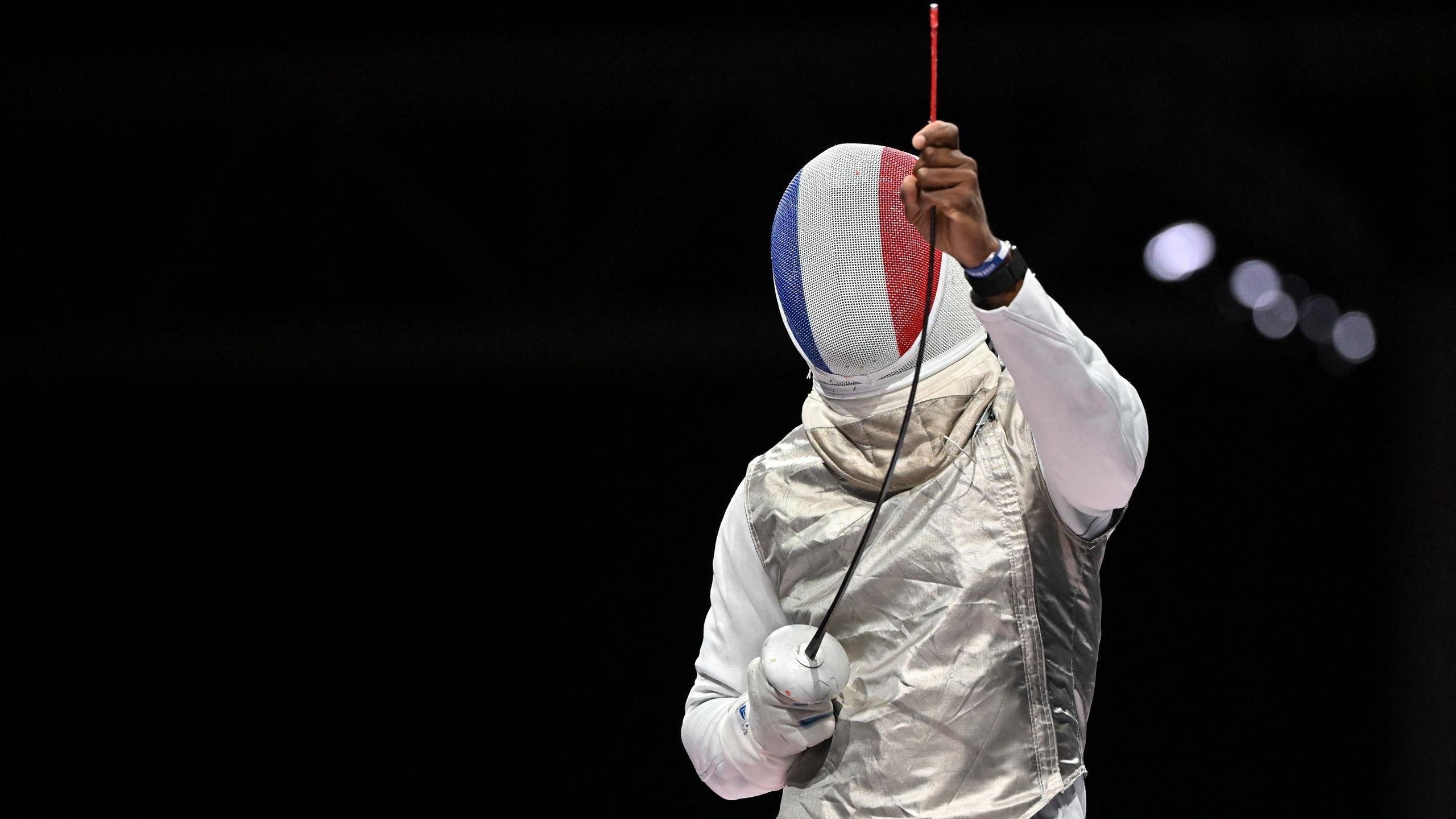 Enzo Lefort, Tokyo 2020, Fencing team semifinals, 2560x1440 HD Desktop