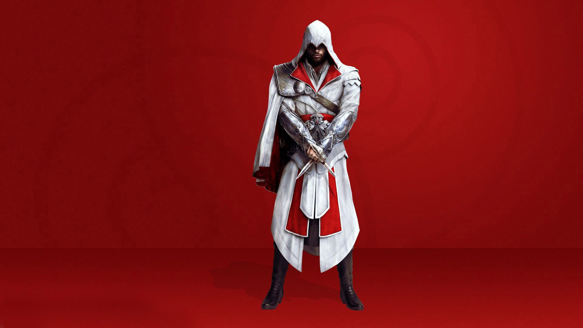 Ezio Auditore da Firenze, Assassin's Creed: Brotherhood, Dual hidden blades, Full HD Desktop wallpaper