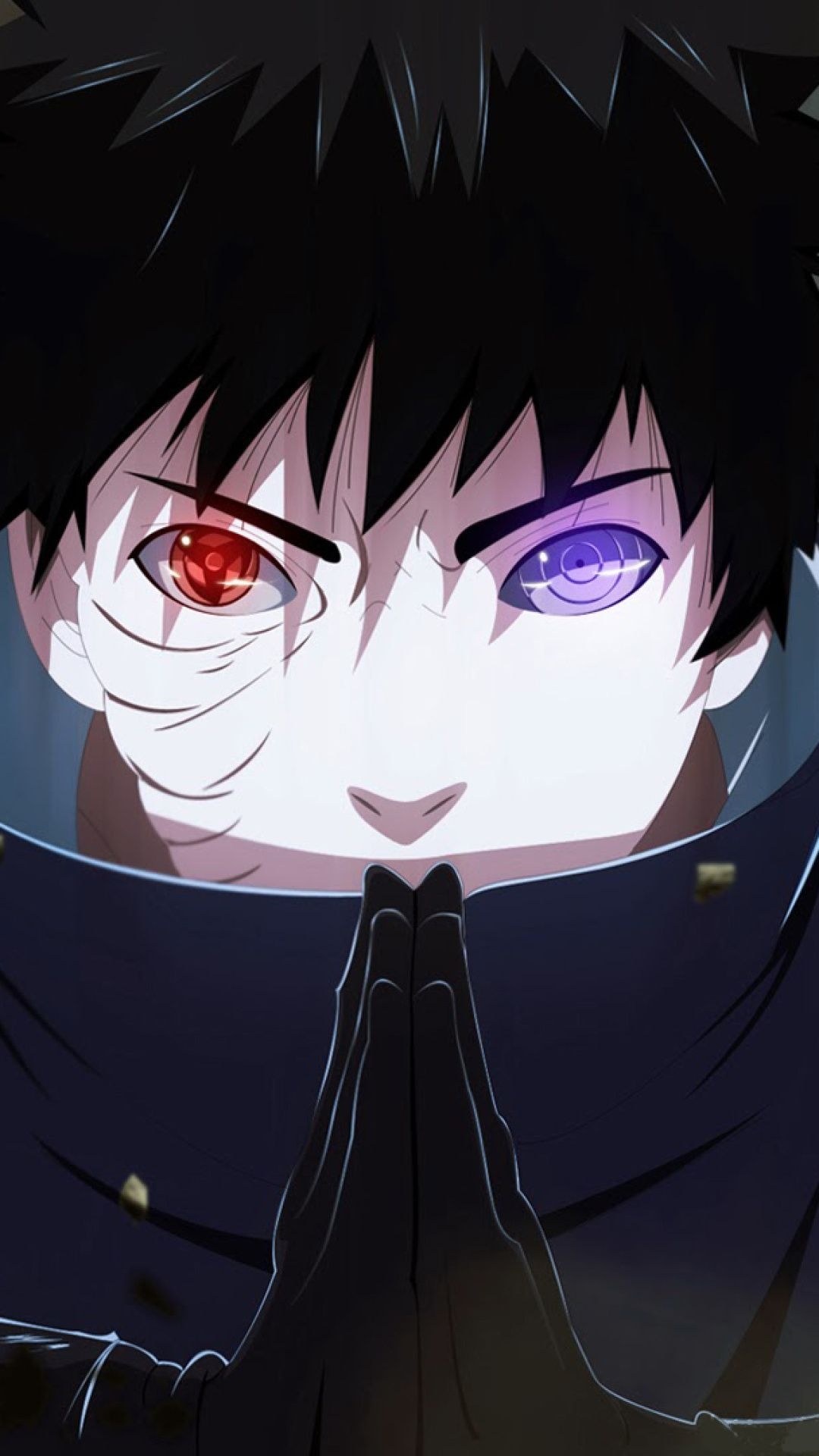 Obito Uchiha, Mangekyo Sharingan and Rinnegan, Jutsu hand seal, Full HD Phone wallpaper