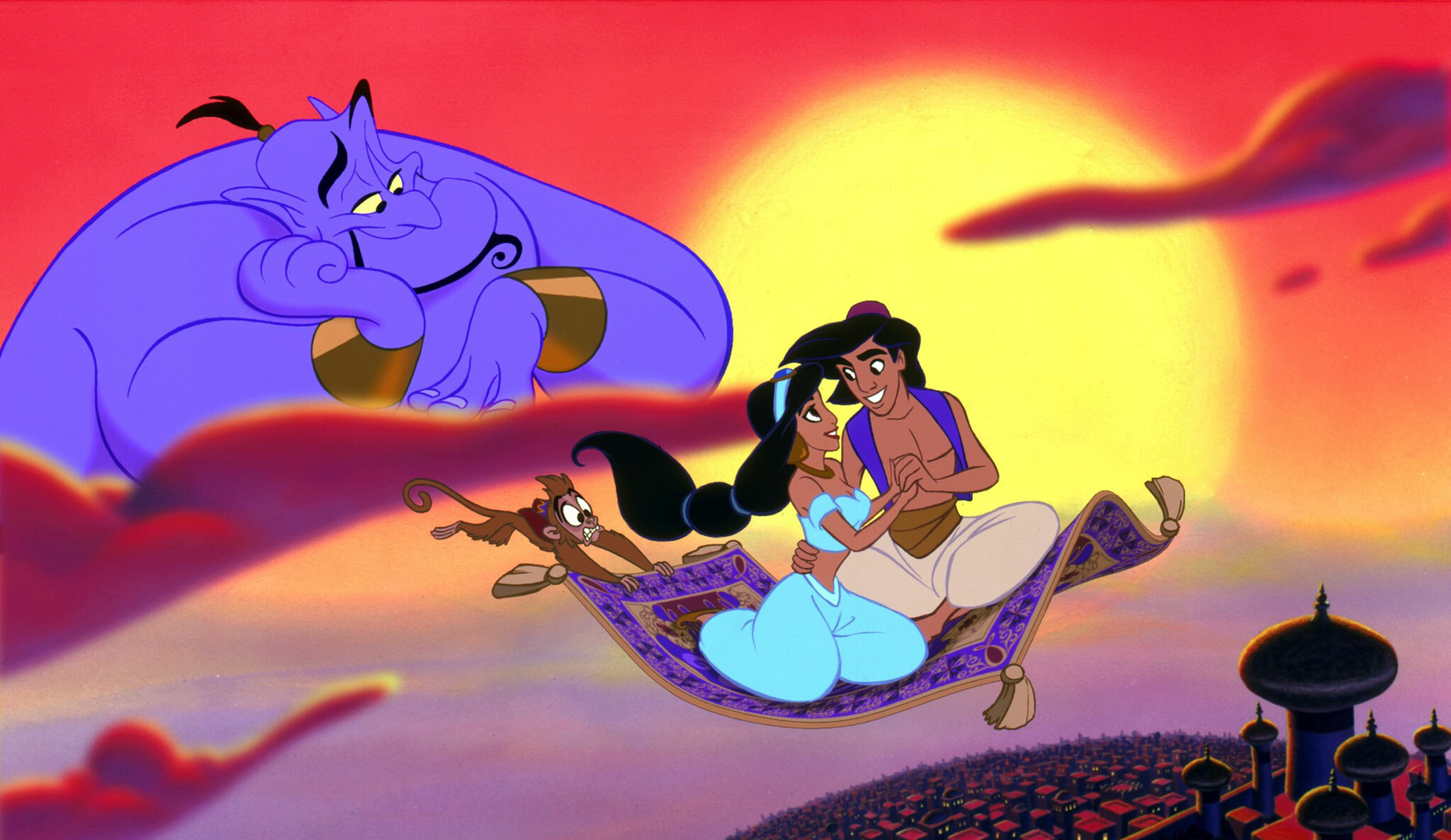 Aladdin desktop wallpaper, High resolution, Disney animation, 2050x1190 HD Desktop