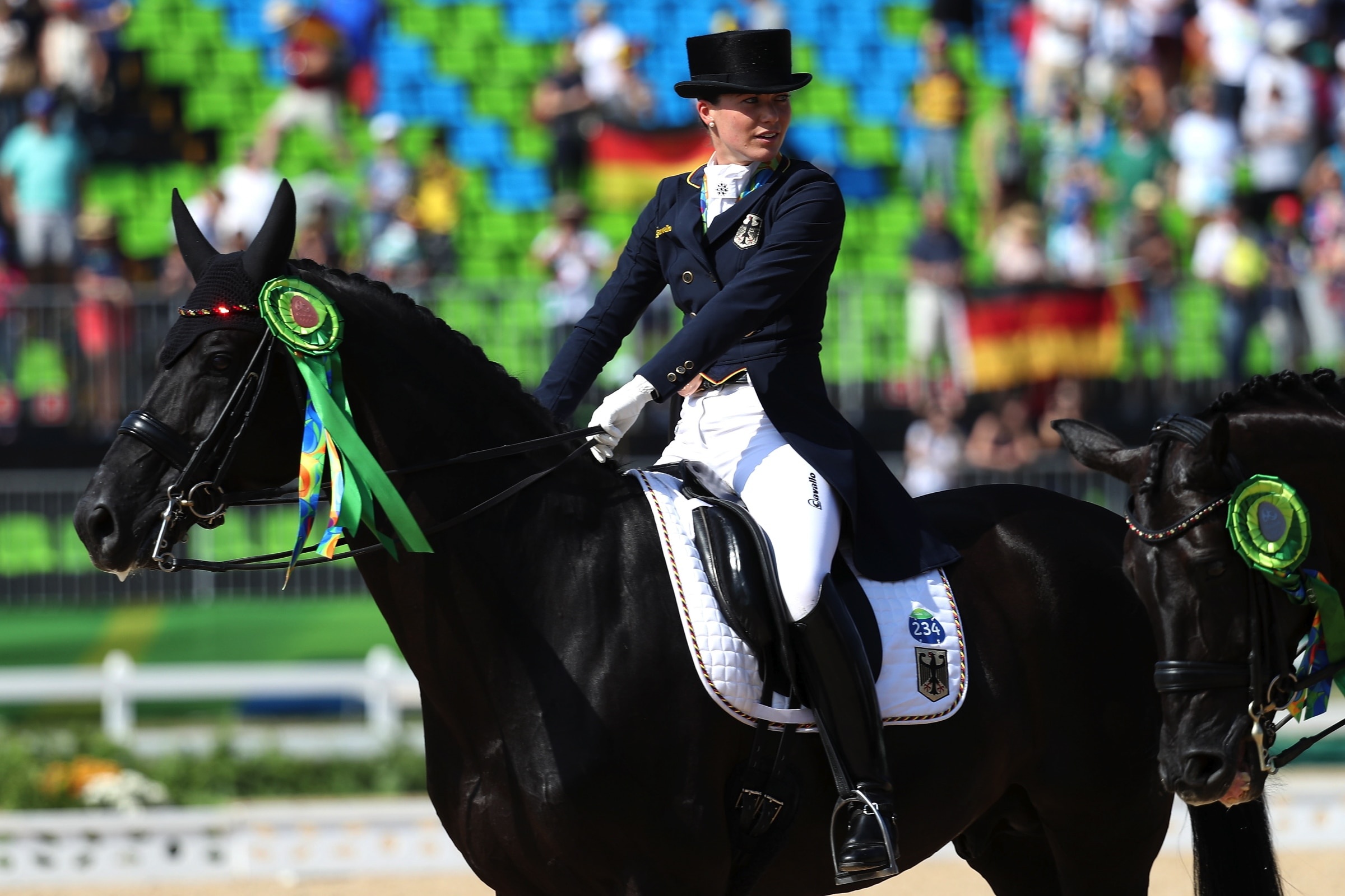 Summer Olympic sport, Equestrian dressage event, Graceful horse movements, Precision in dressage, 2400x1600 HD Desktop