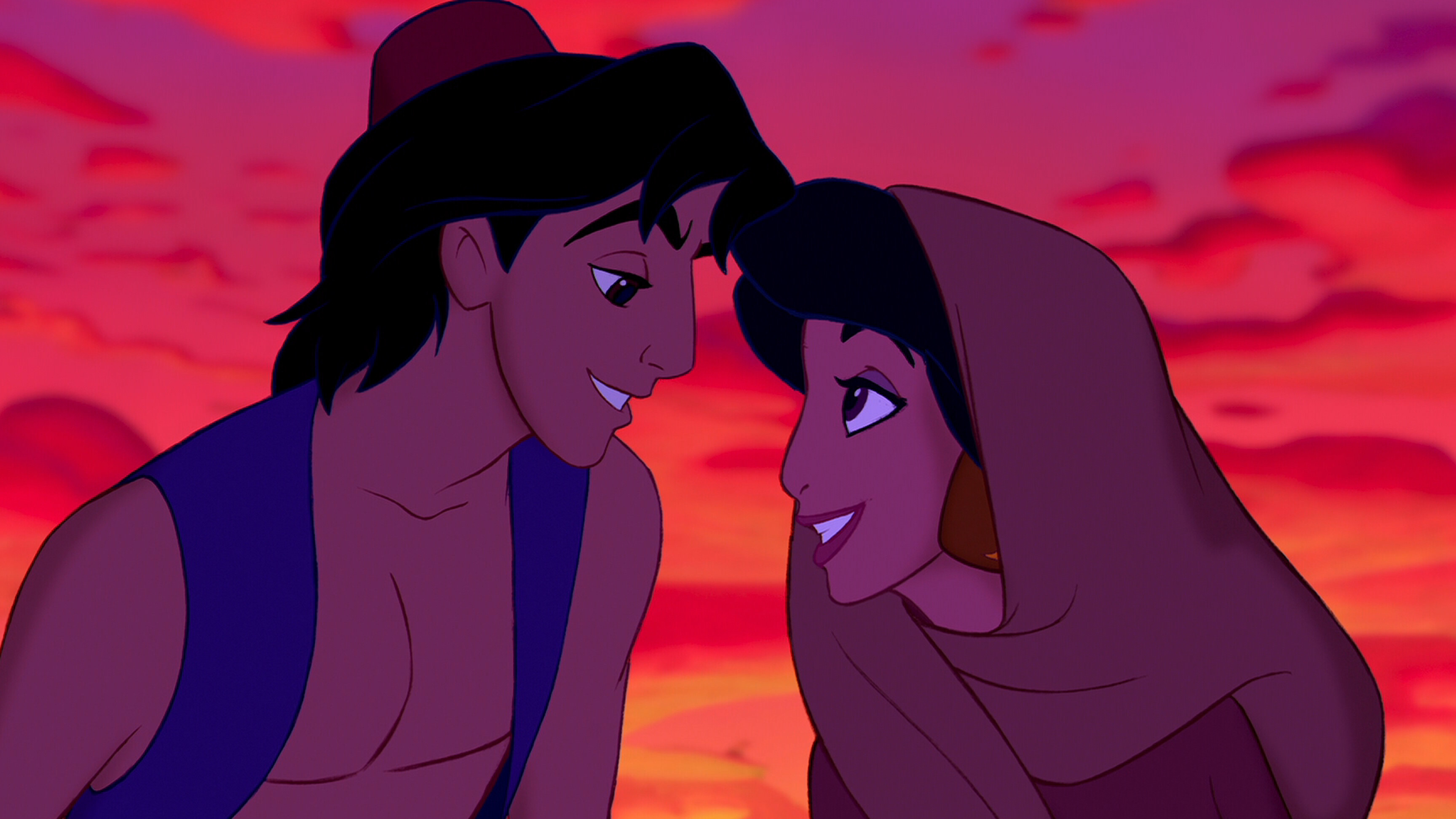 Aladdin and Jasmine, Aladdin Wallpaper, 3840x2160 4K Desktop