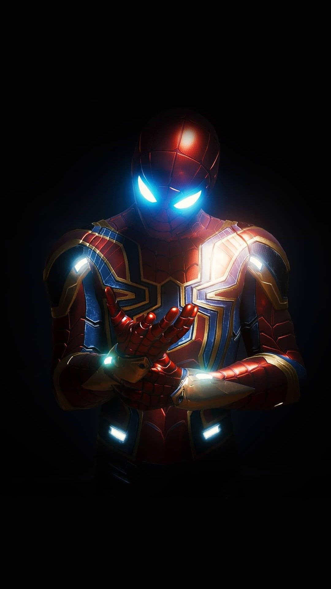 Iron Spider-Man, Cool Backgrounds Wallpaper, 1080x1920 Full HD Phone