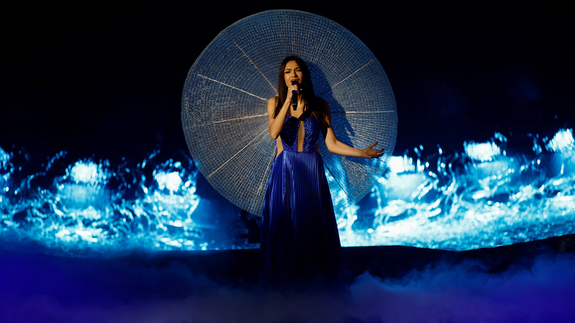 Vladana, Montenegro entrant, Second semi-final, Eurovision 2022, 1920x1080 Full HD Desktop