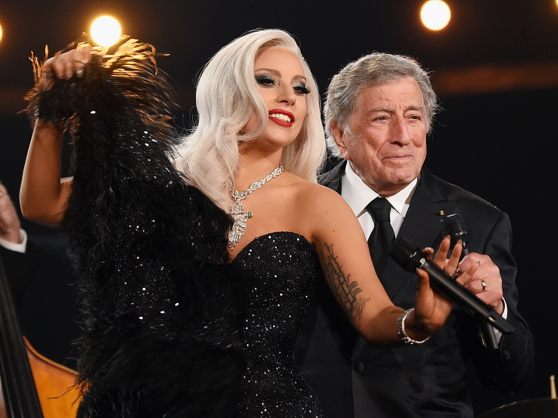 Tony Bennett, Last ring-a-ding, Lady Gaga and Tony Bennett, 1930x1450 HD Desktop