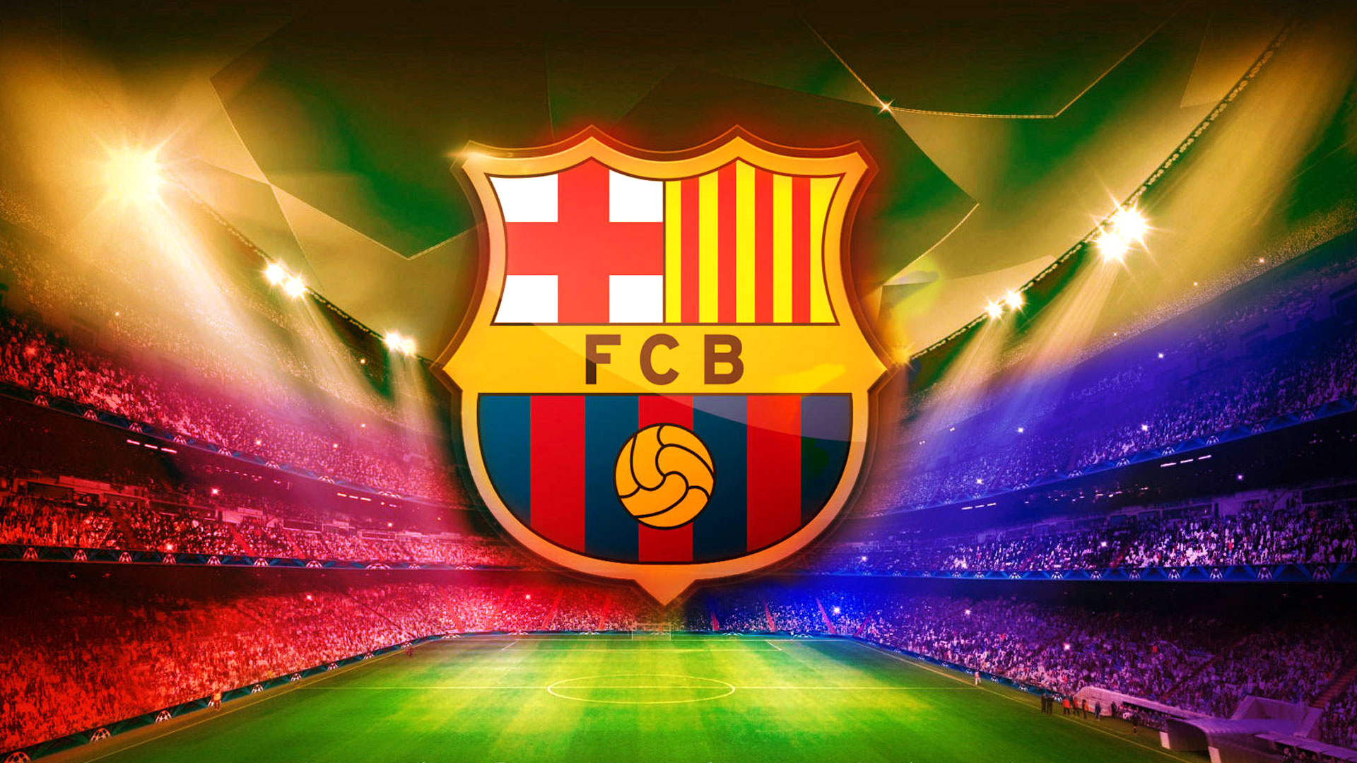 Stadium, Logo Barcelona Wallpaper, 1920x1080 Full HD Desktop