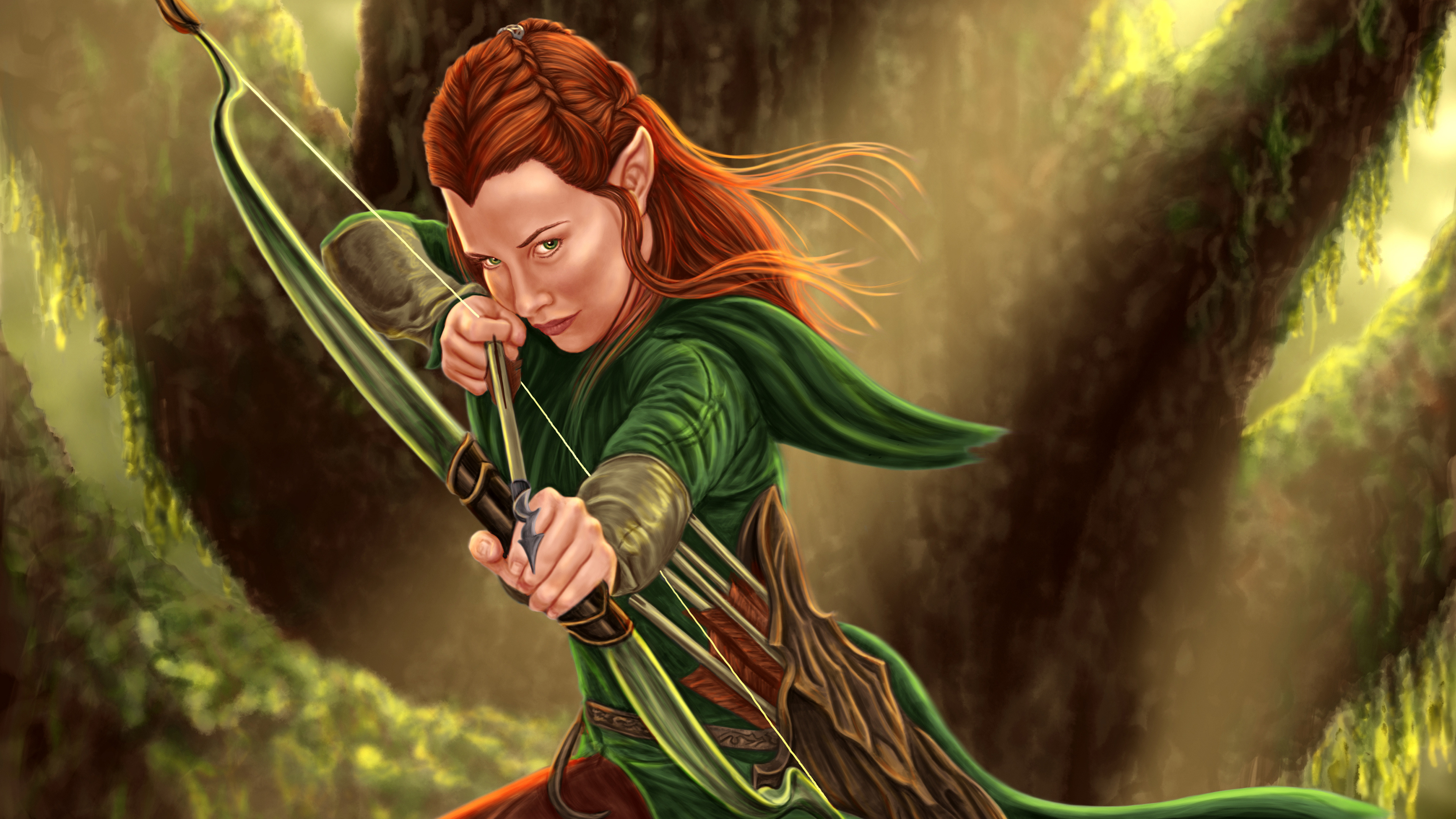 Tauriel, 4K wallpapers, High definition, Cinematic, 3840x2160 4K Desktop