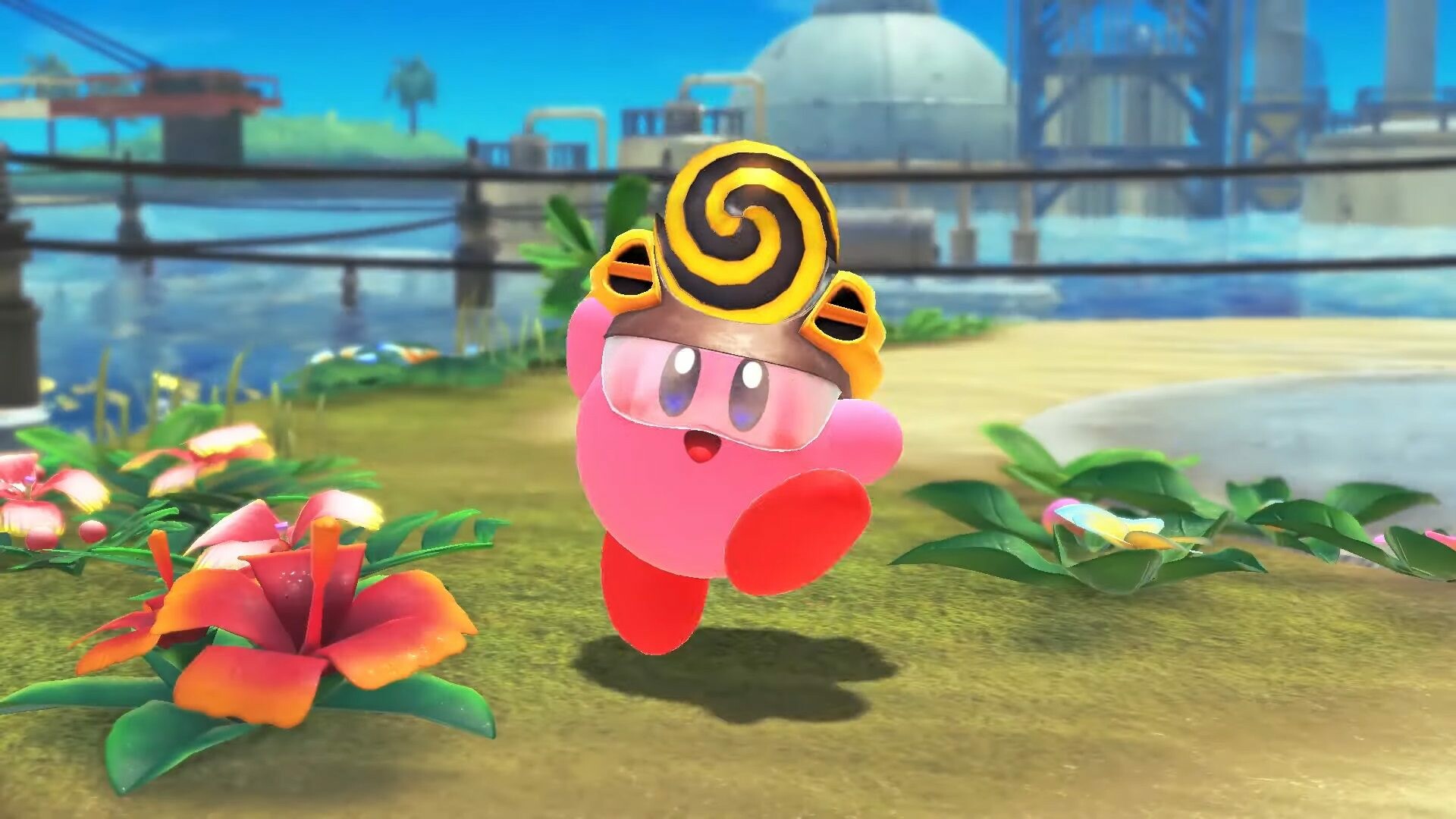 Kirby, Forgotten Land, Gaming adventure, Mysterious world, 1920x1080 Full HD Desktop