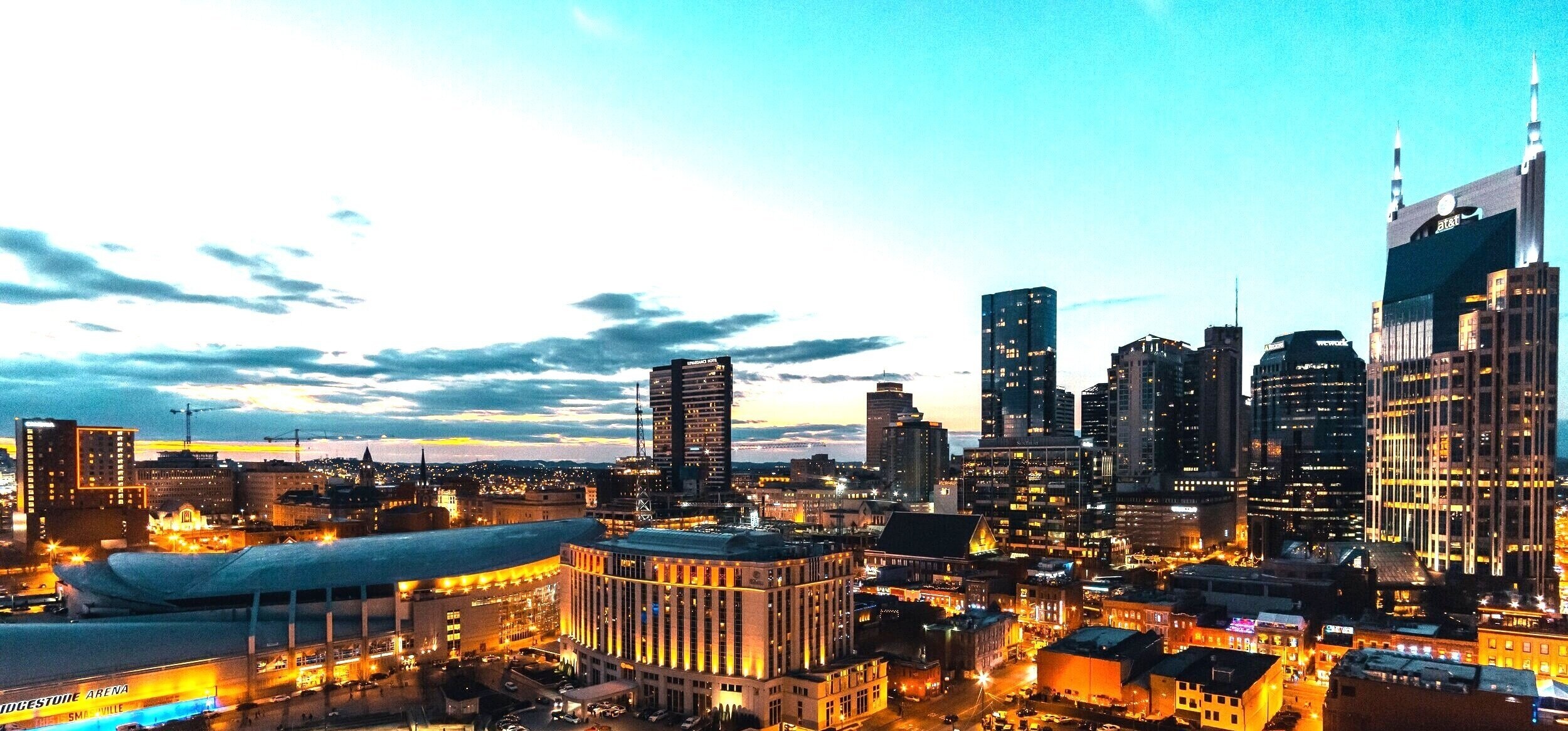 Nashville Skyline, Rubber and gasket industry, 2500x1170 Dual Screen Desktop