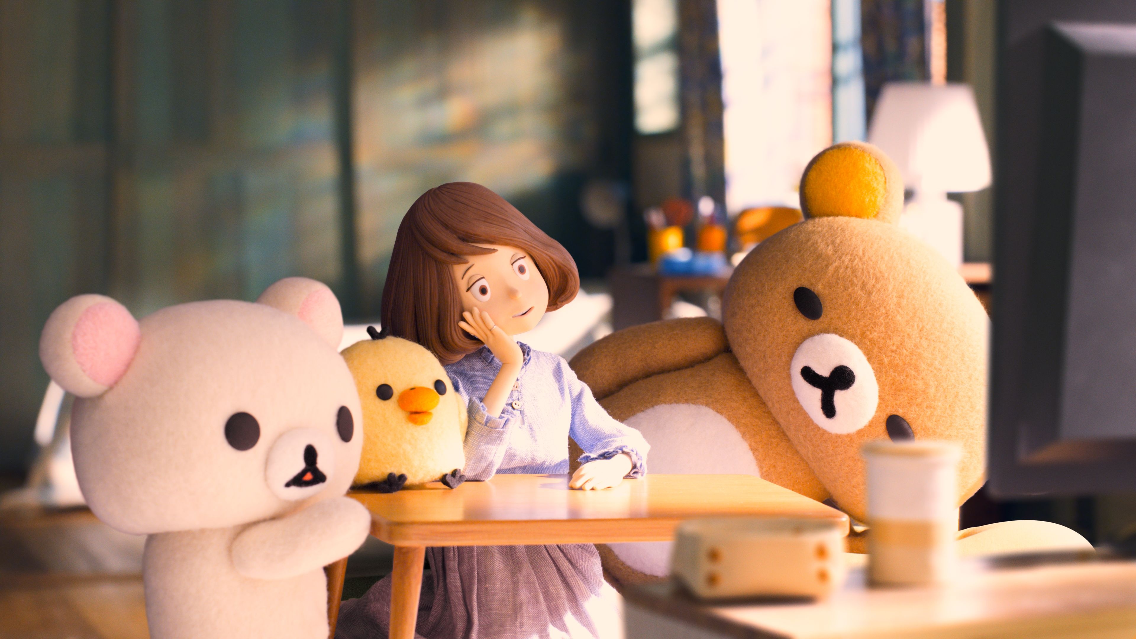 Rilakkuma und Kaoru, Fun animated show, Season 1, Heartwarming story, 3840x2160 4K Desktop