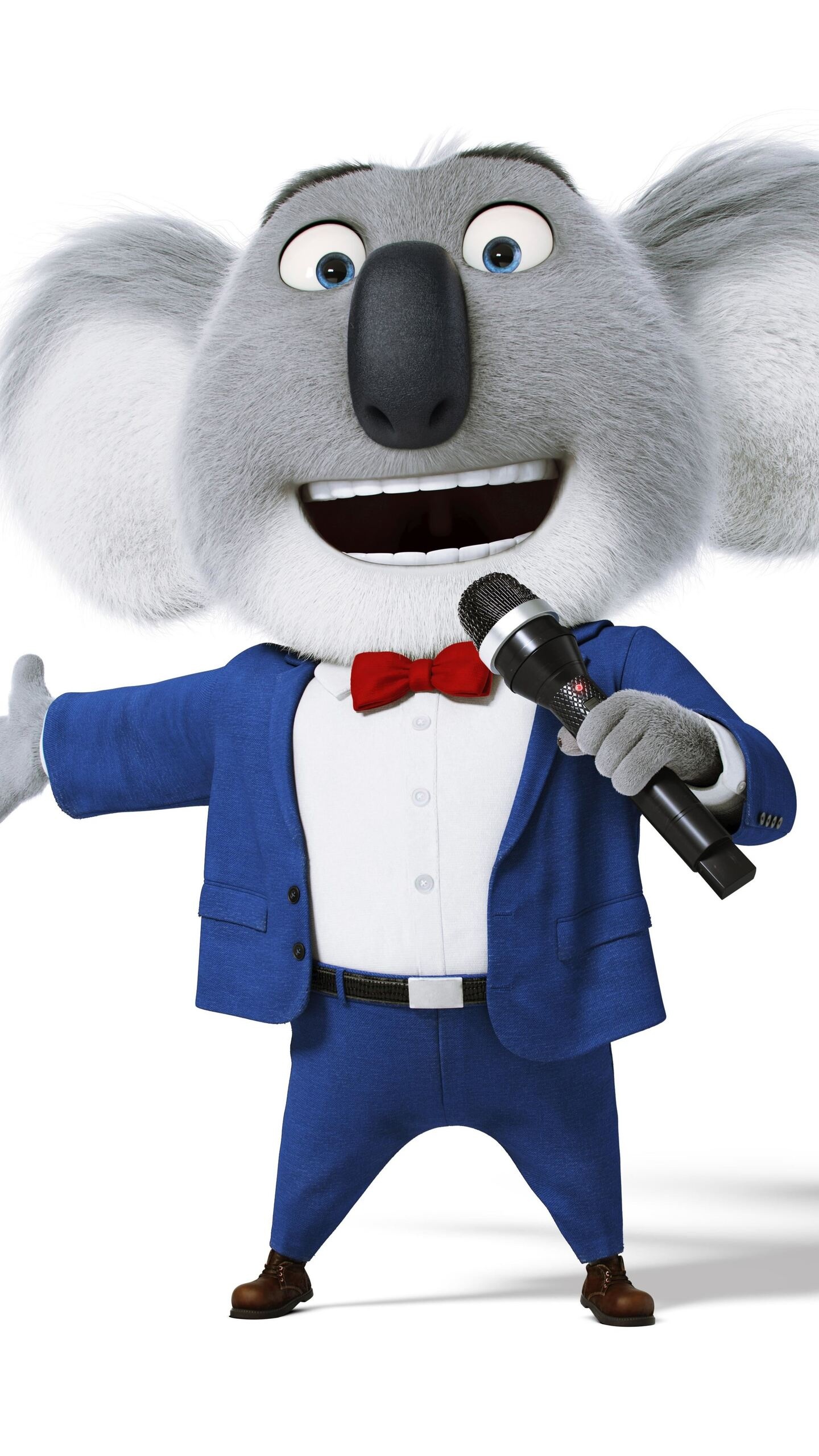 Sing movie, Buster Moon's journey, Vibrant animation, Captivating imagery, 1440x2560 HD Phone