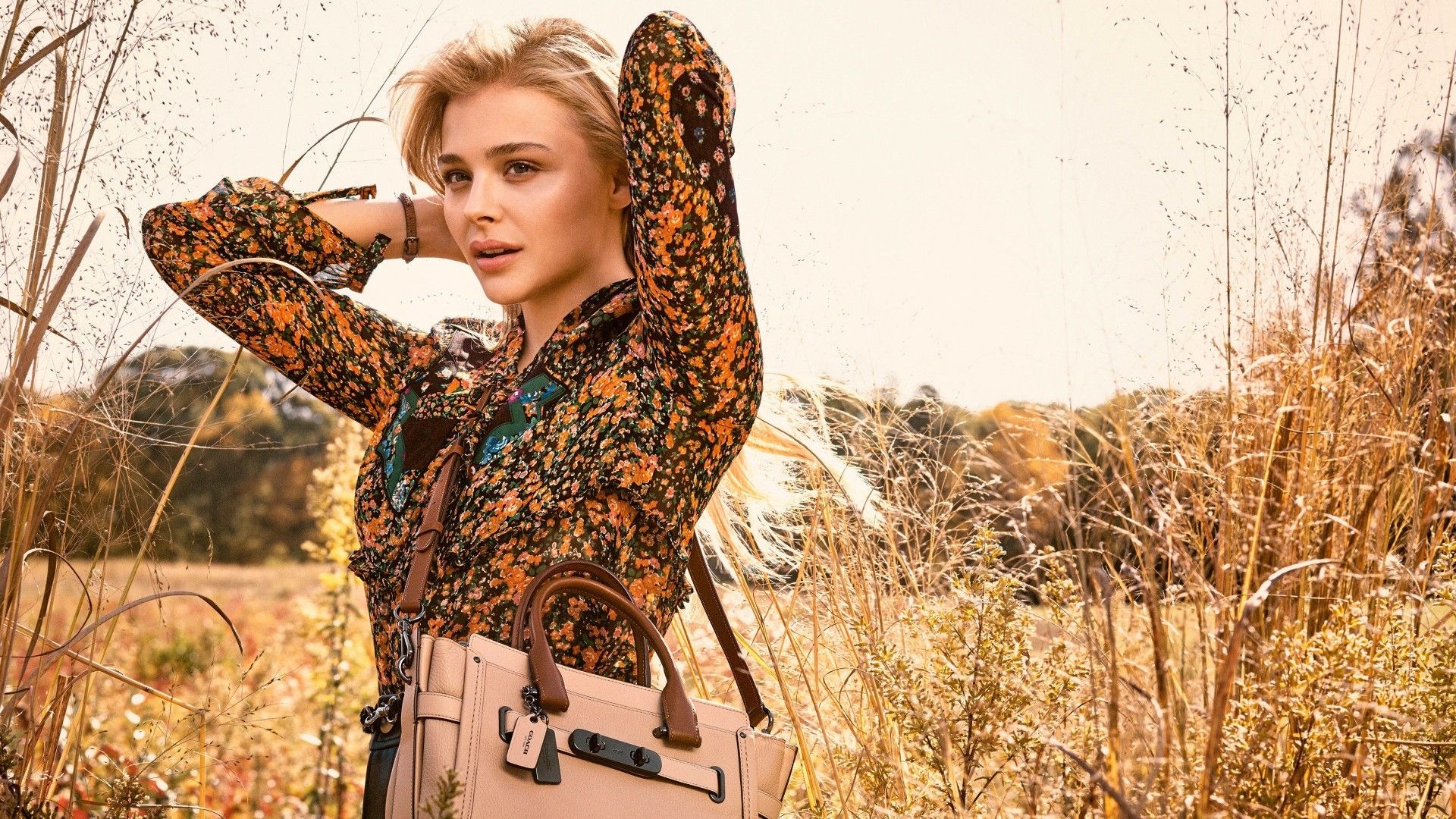 Chloe Moretz, HD Wallpapers, Country Nature, Spring, 1920x1080 Full HD Desktop