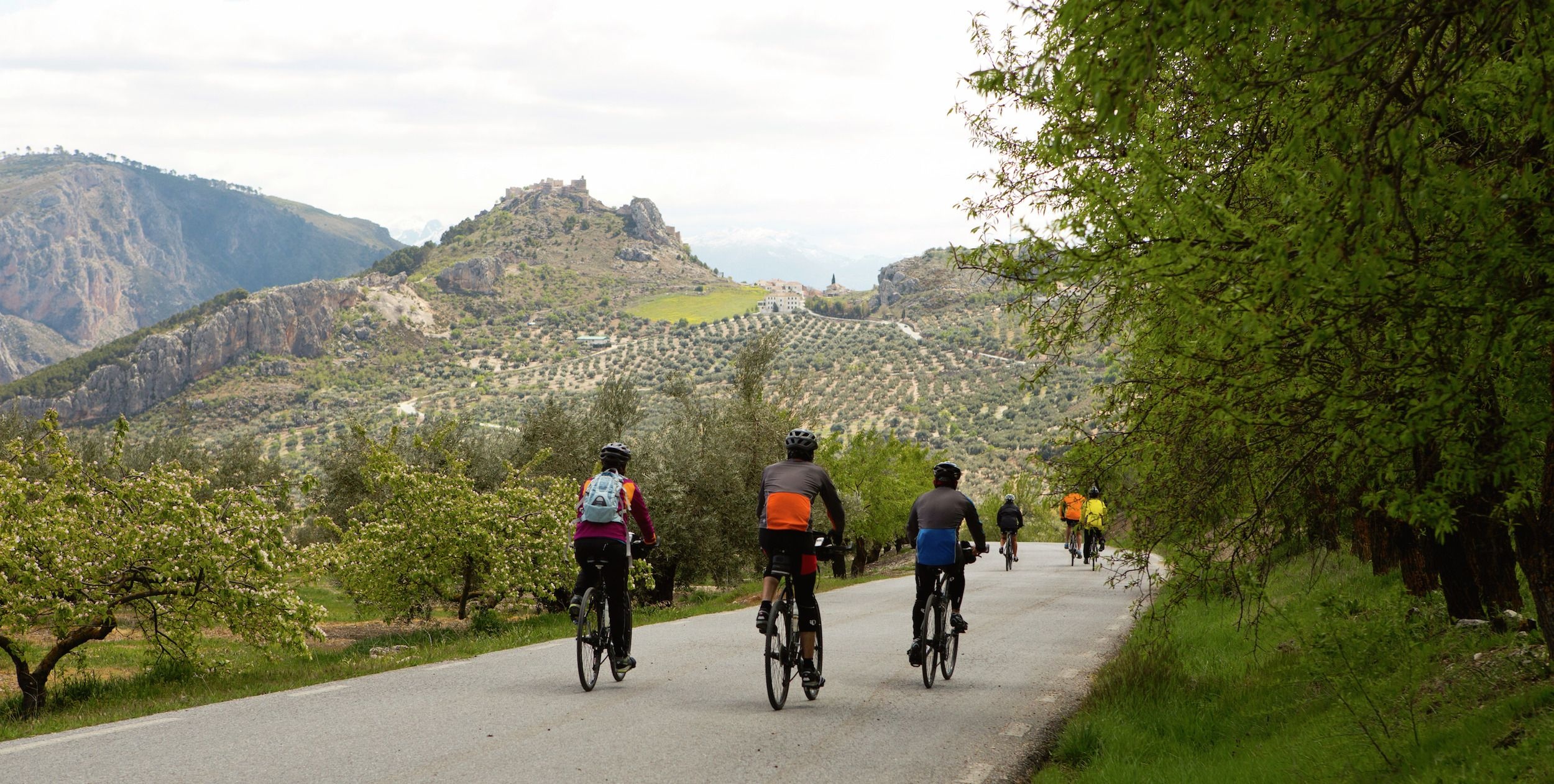 Andalusia, Road cycling Wallpaper, 2500x1270 HD Desktop