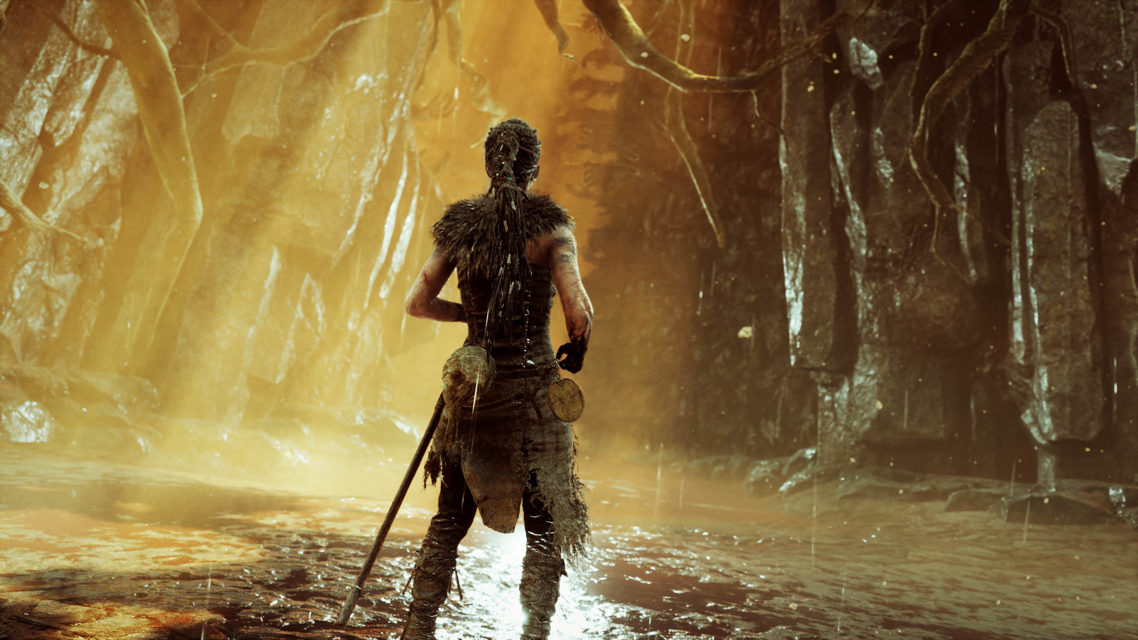 Hellblade, HD gaming wallpapers, Atmospheric art, Photorealistic graphics, 3840x2160 4K Desktop