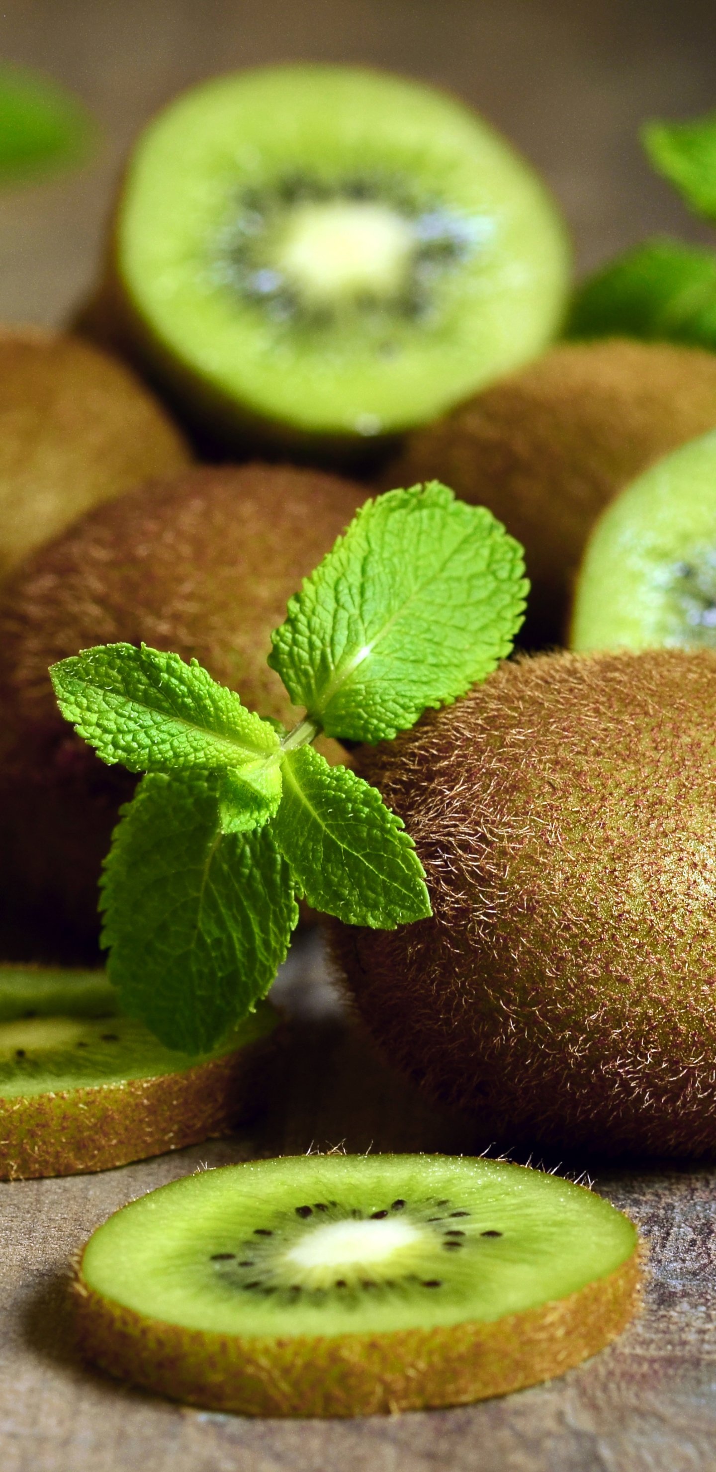 Food kiwi, Nutritious snack, Natural source, Tropical flavor, 1440x2960 HD Phone