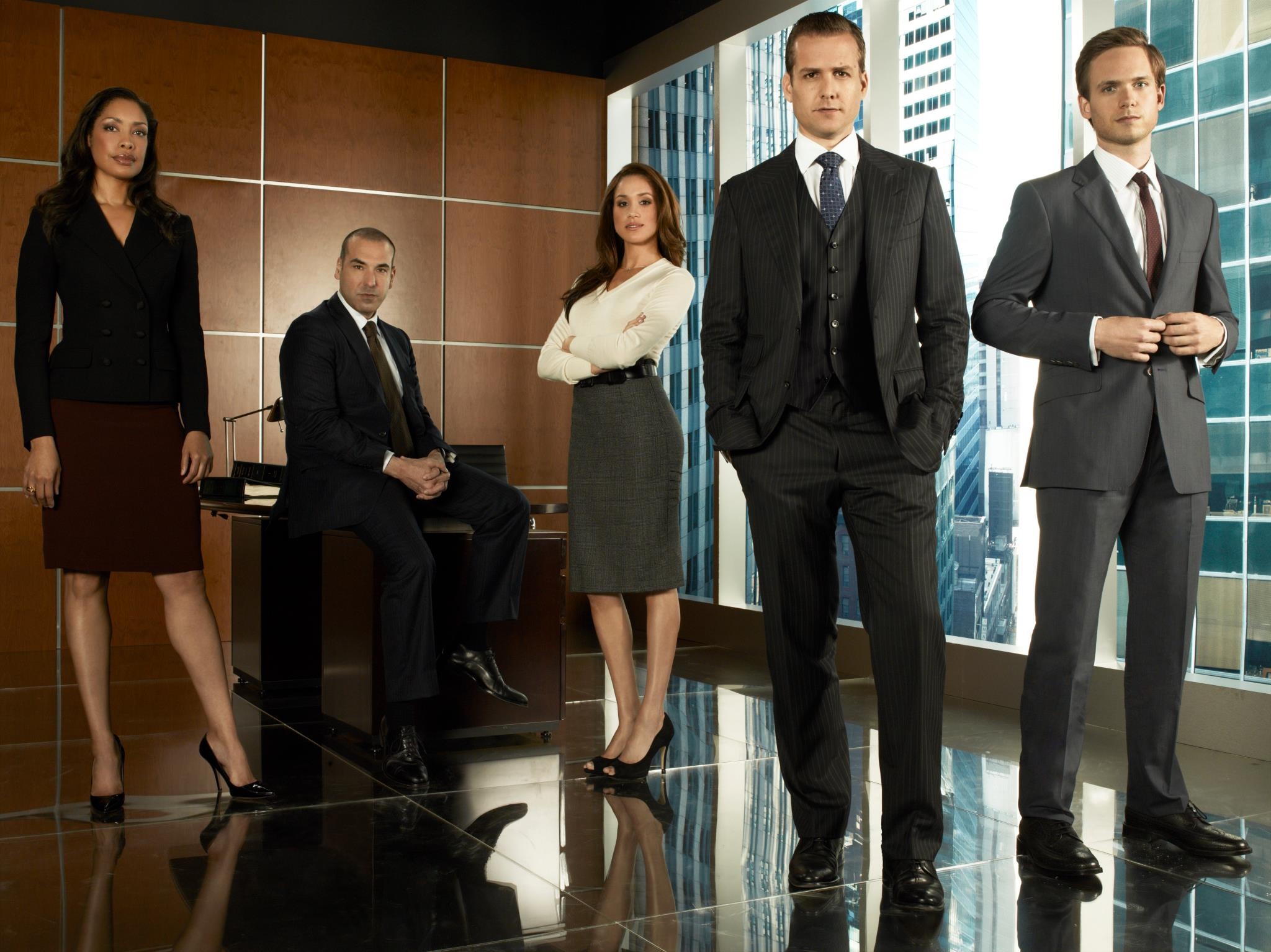Harvey Specter, Mike Ross, Rachel Zane, Jessica Pearson, Louis Litt, HD Desktop wallpaper