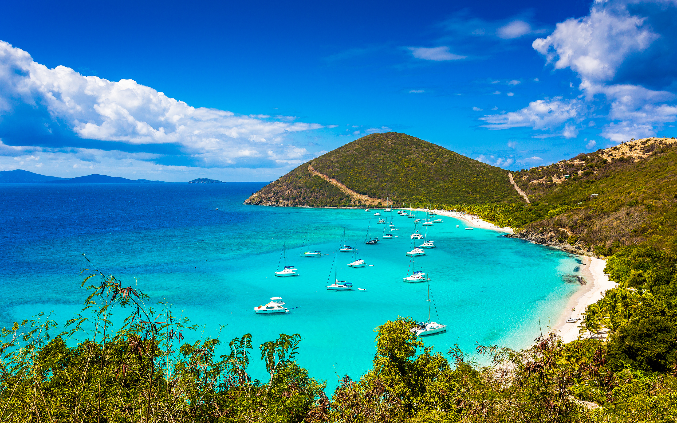 Road Town, Tortola, Travels, Caribbean, 2880x1800 HD Desktop