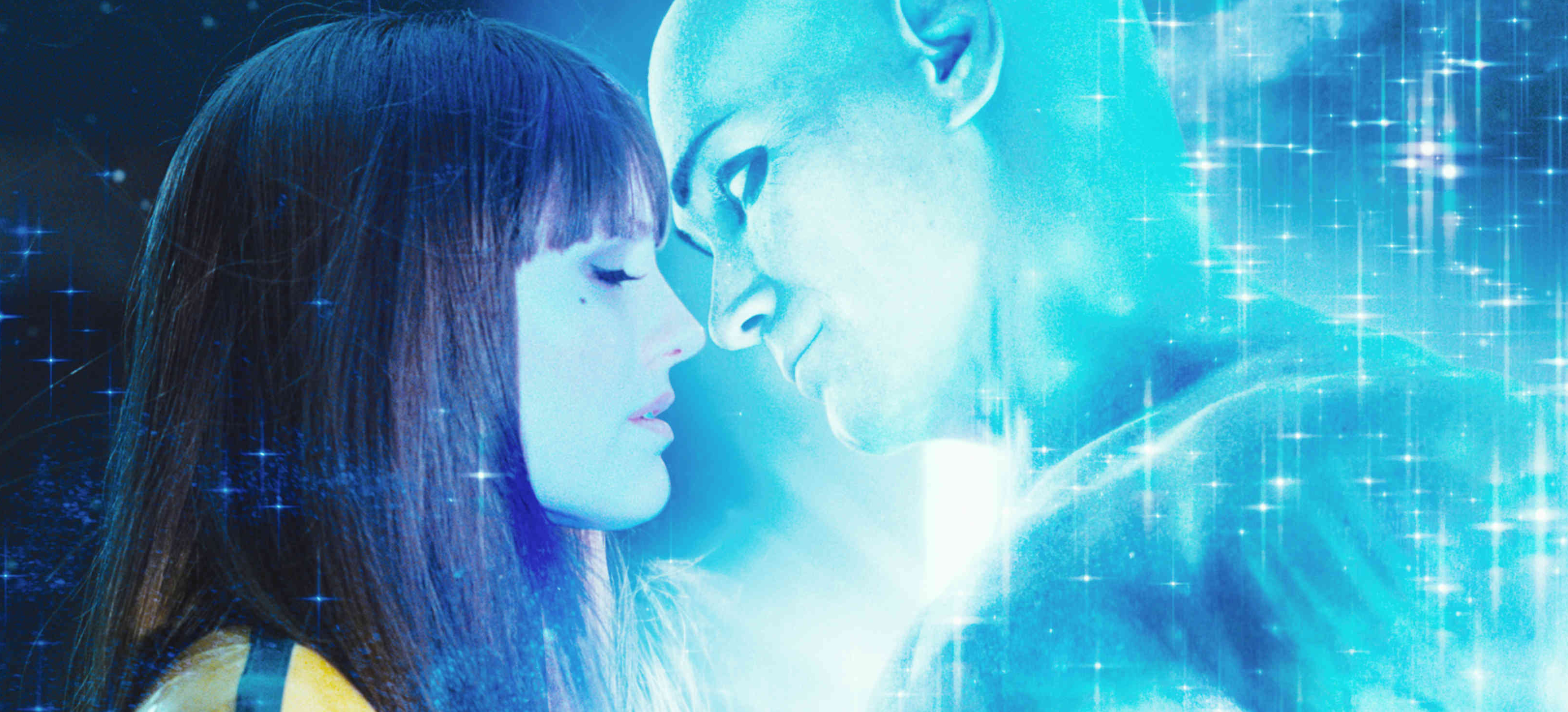 Watchmen, Silk Spectre, Malin Akerman, Dr Manhattan, HD wallpaper, 3600x1640 Dual Screen Desktop