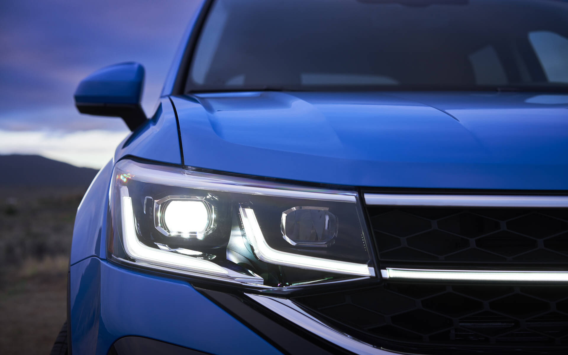 Volkswagen Taos, 2022 model, Hyundai Kona competition, Car Guide comparison, 1920x1200 HD Desktop