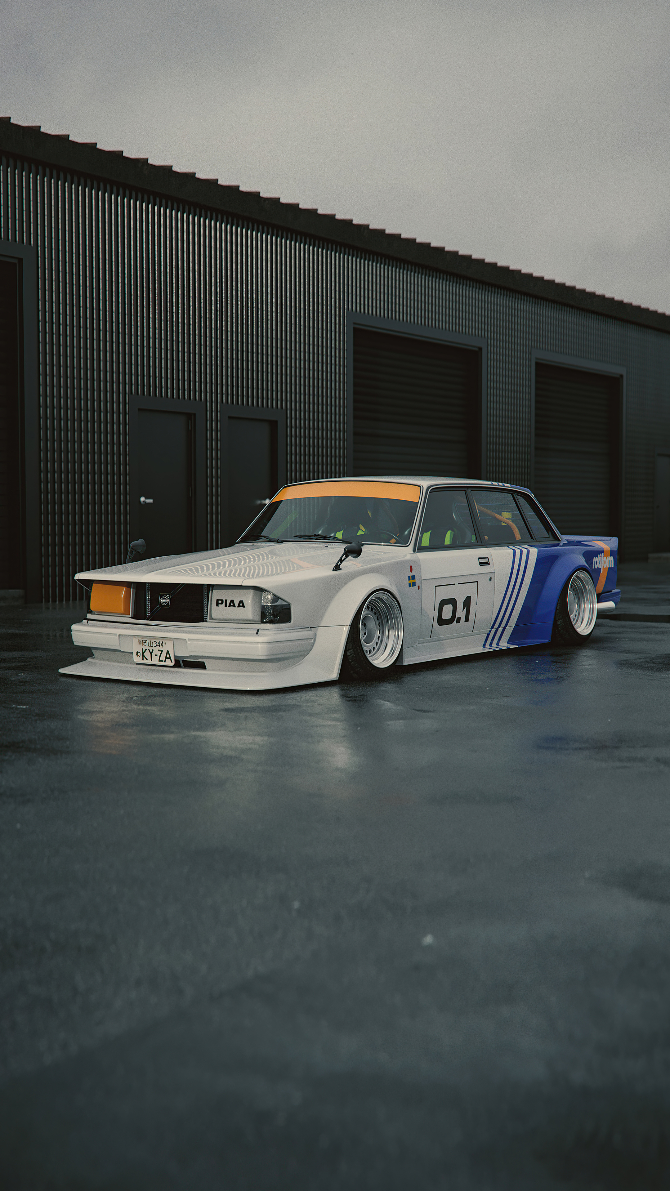 240 Stance, Volvo Wallpaper, 2160x3840 4K Phone