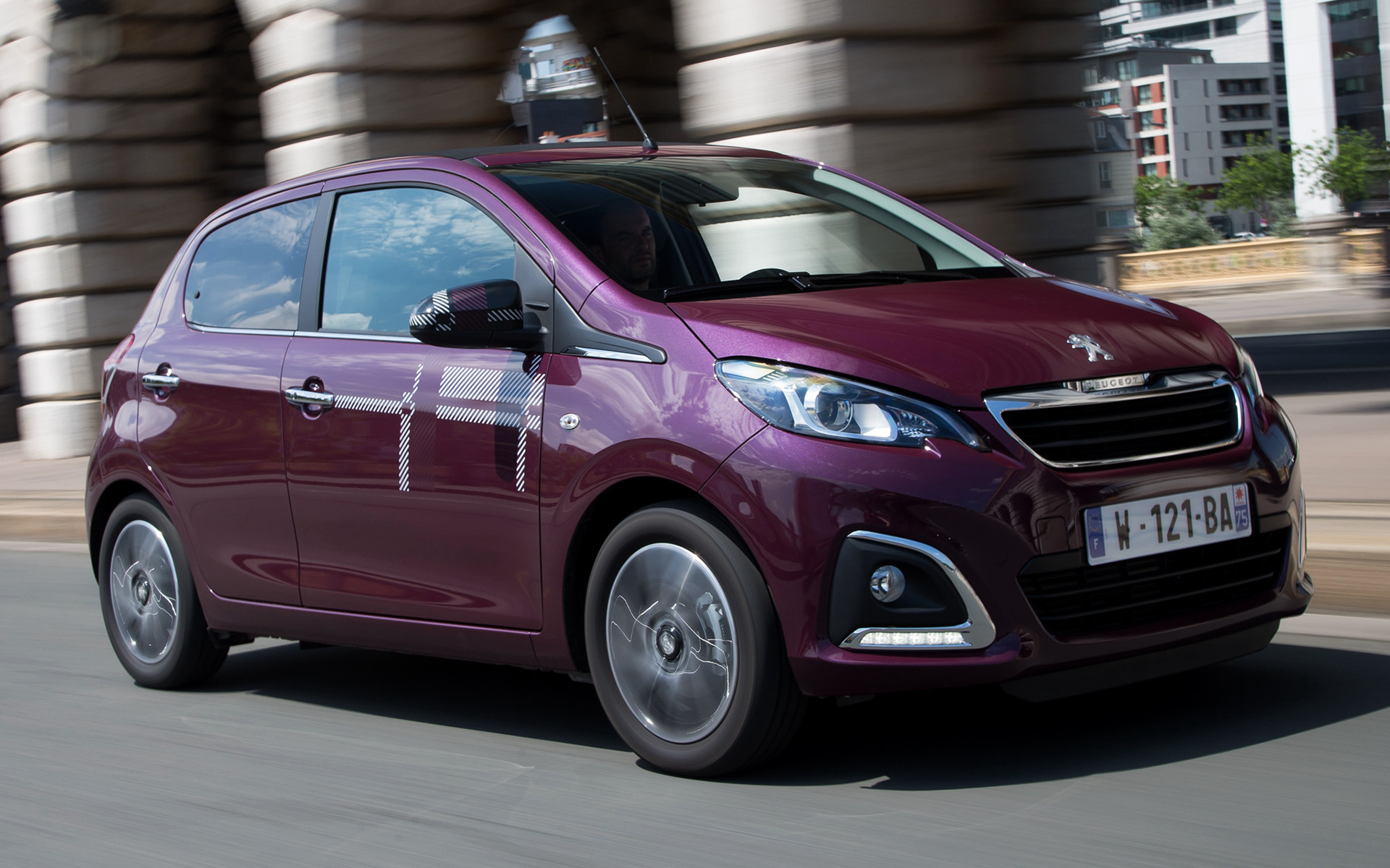 Peugeot 108, Top 5-door model, Car pixel, 1920x1200 HD Desktop