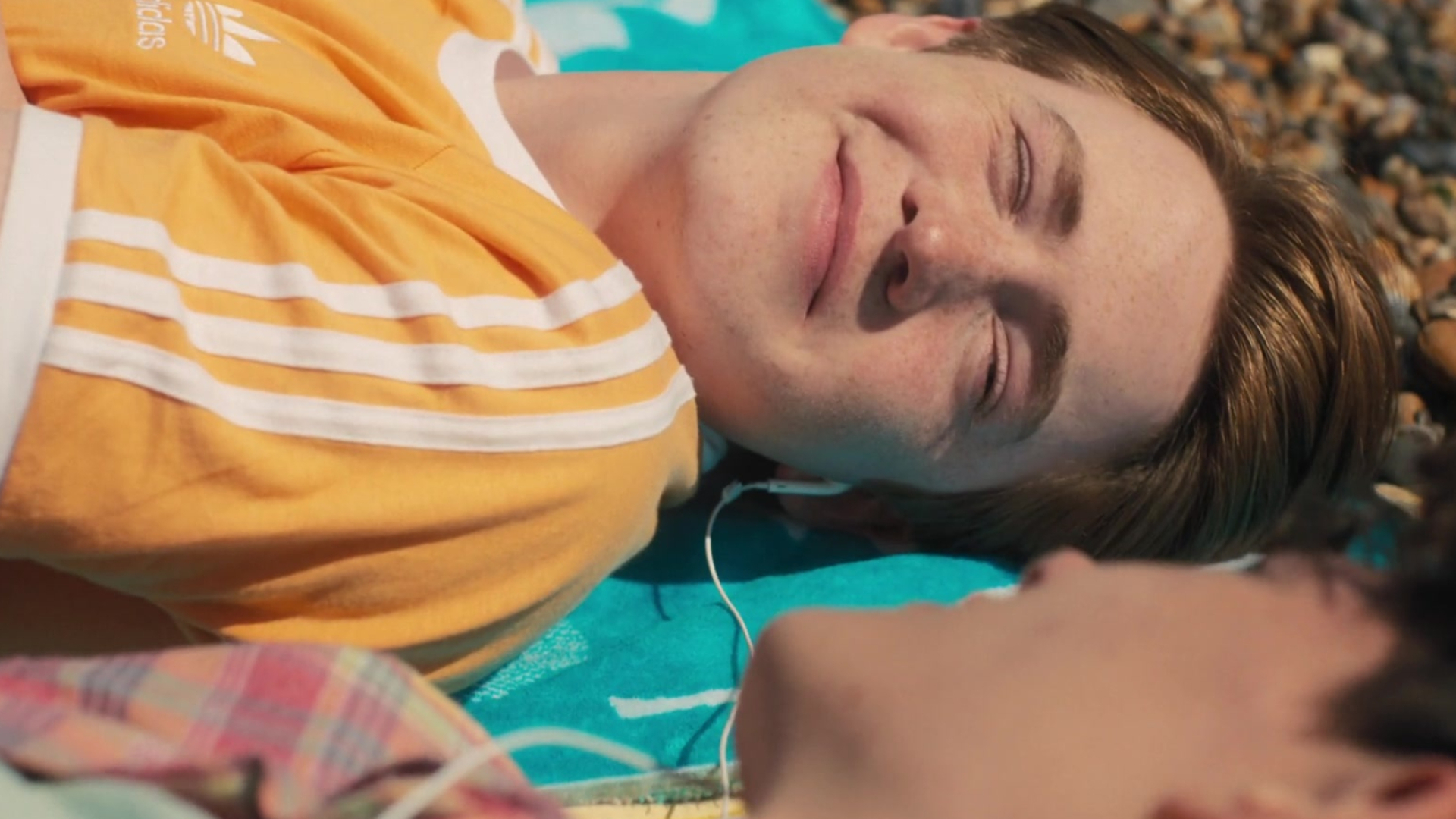 Heartstopper series, Kit Connor's orange t-shirt, Nick Nelson, Episode 8, 1920x1080 Full HD Desktop