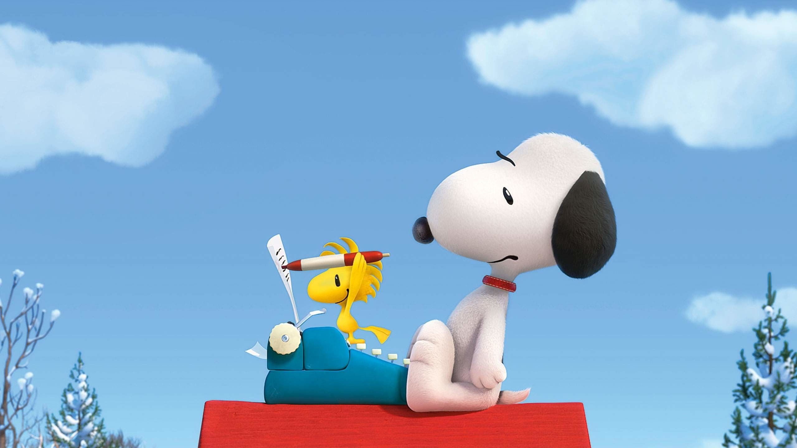 Snoopy, Woodstock, The Peanuts Movie, HD Desktop wallpaper