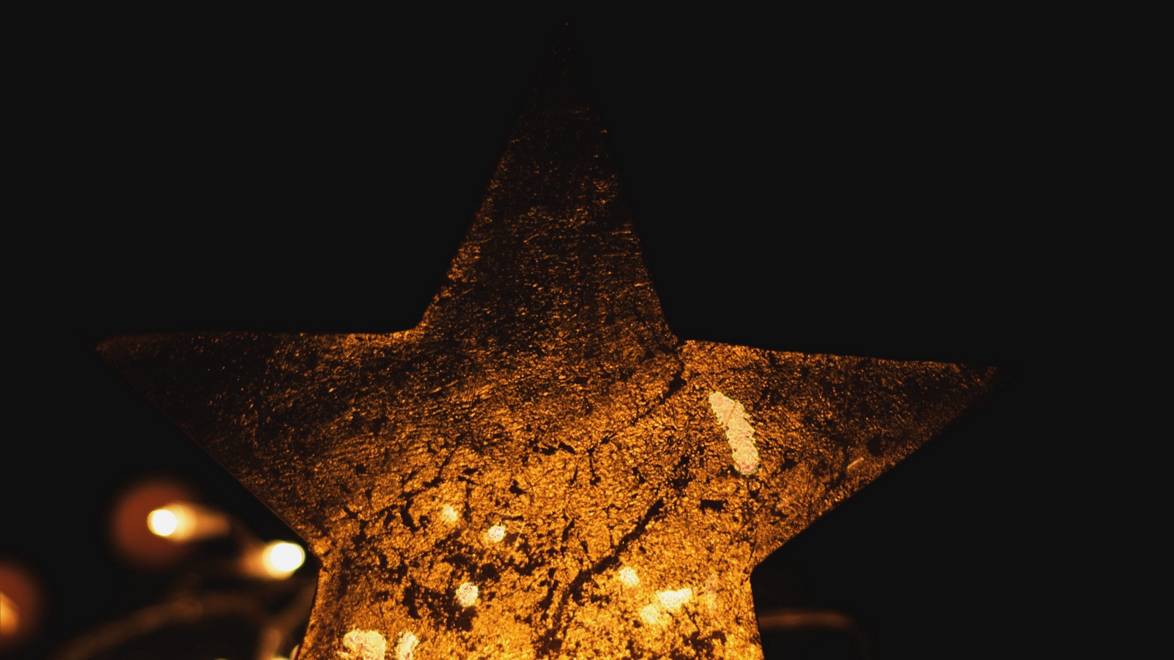 Garland star wallpaper, Ultra HD quality, Striking aesthetics, Perfect for wallpaper use, 3840x2160 4K Desktop