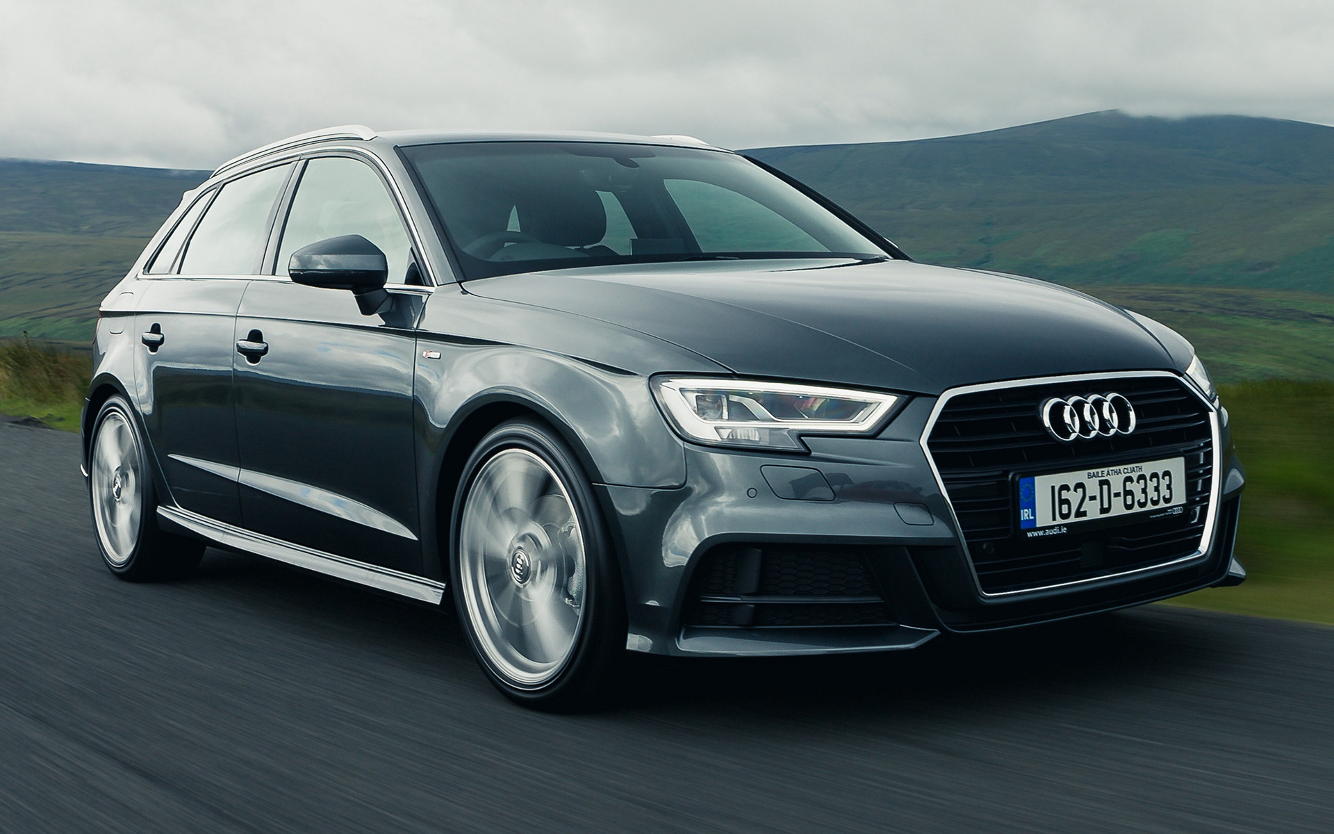 Audi A3, Sporty S line edition, UK beauty, Car pixel creation, 1920x1200 HD Desktop