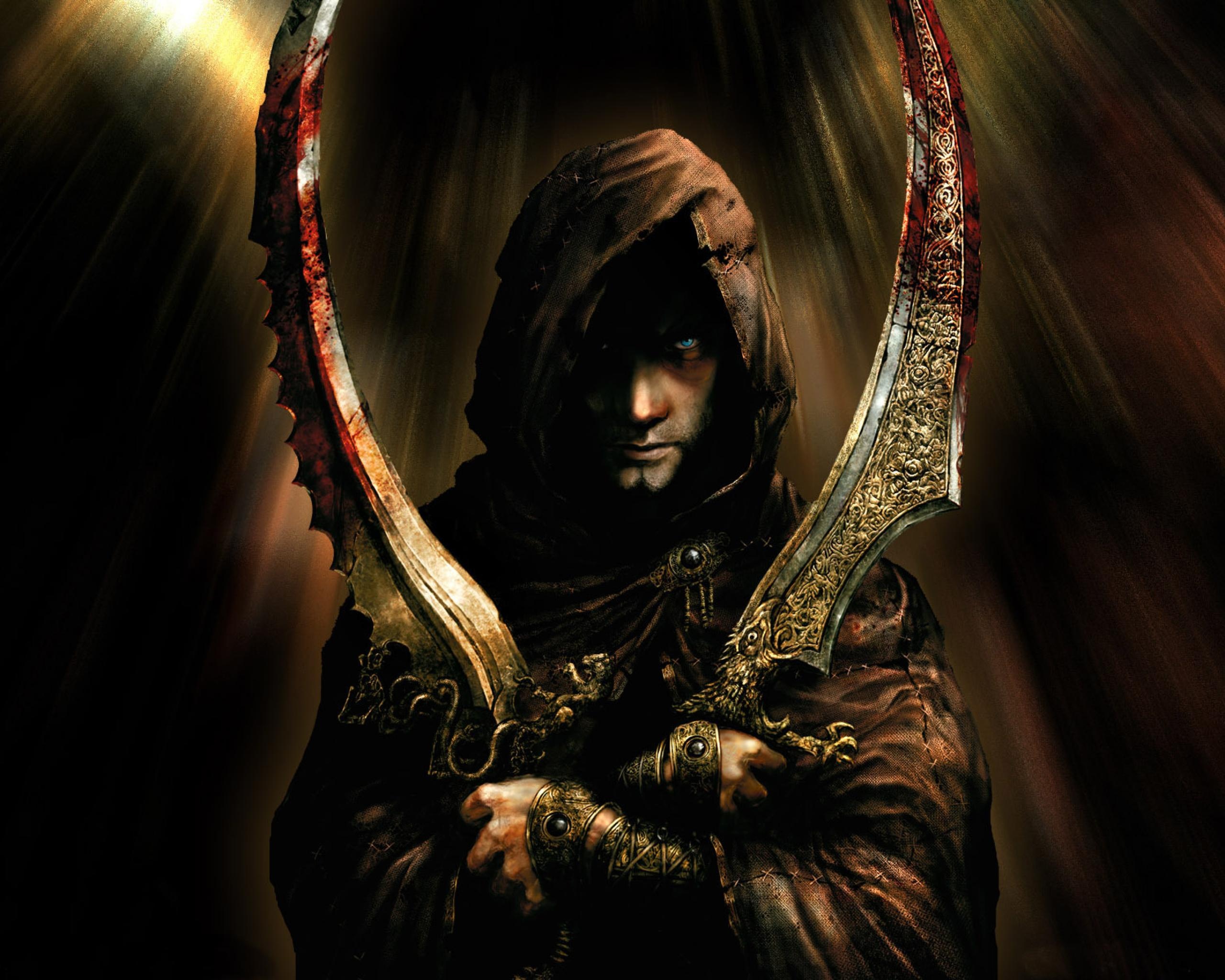 Prince of Persia: Warrior Within, The Prince, Dual bloody curved swords, HD Desktop wallpaper