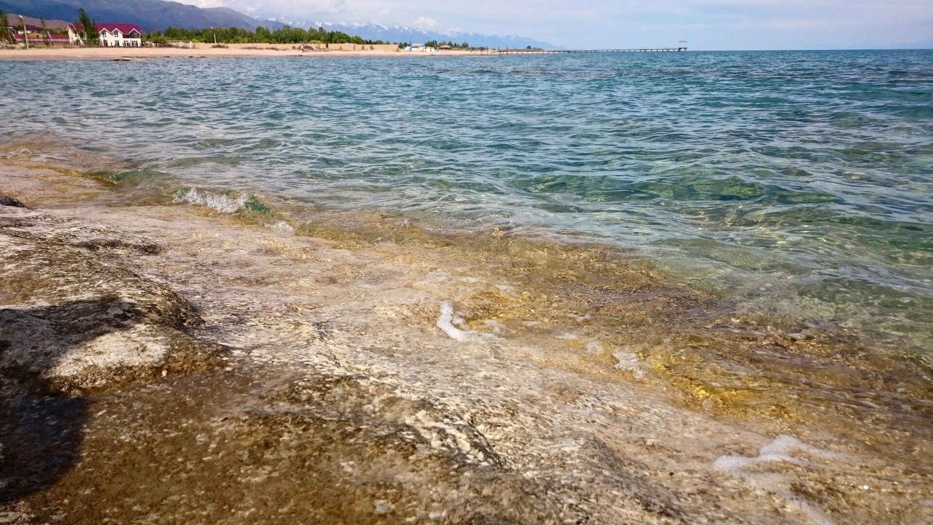 Issyk-Kul, Stunning lake views, Captivating nature, Kyrgyzstan gem, 1920x1080 Full HD Desktop