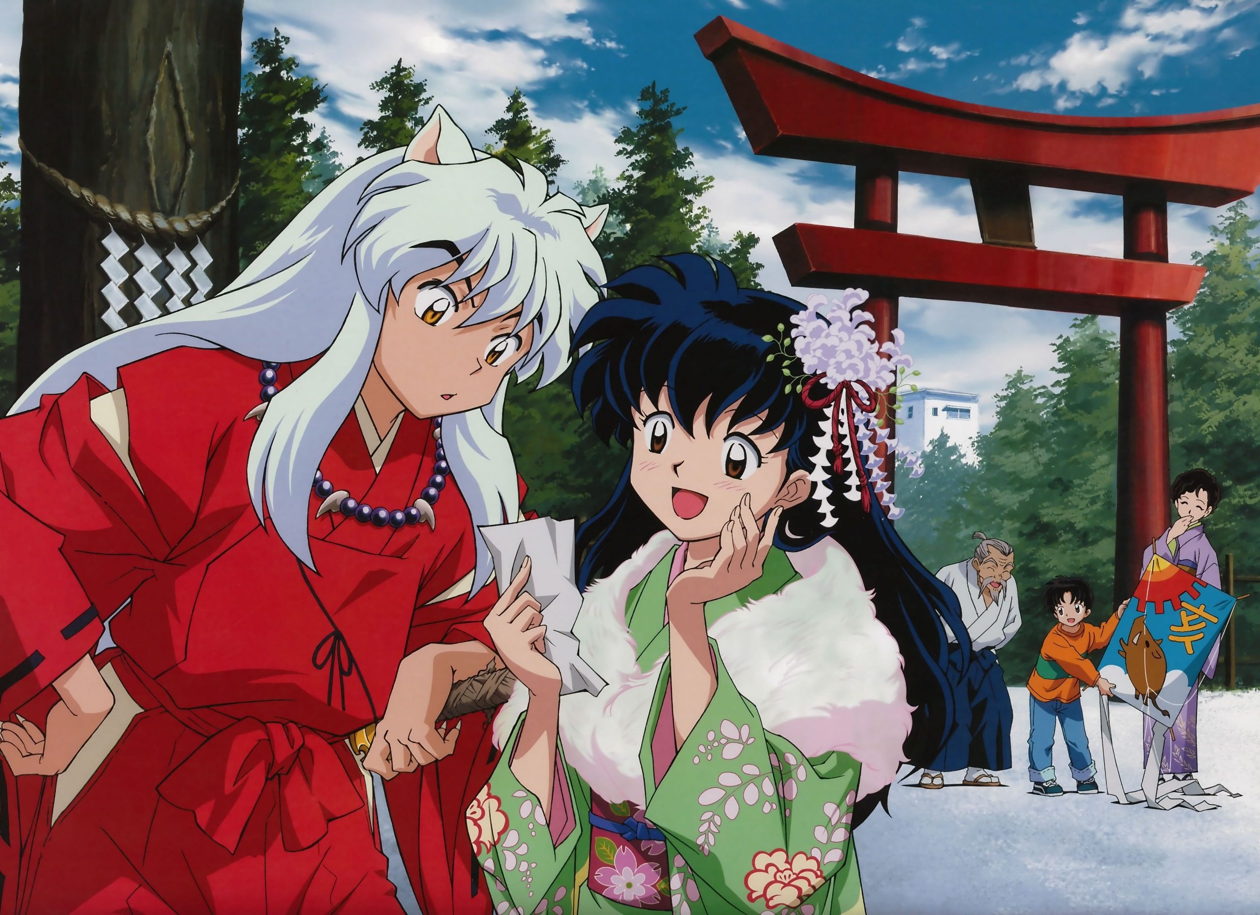 InuYasha, Anime series, Digital wallpaper, Artistic designs, 2560x1860 HD Desktop