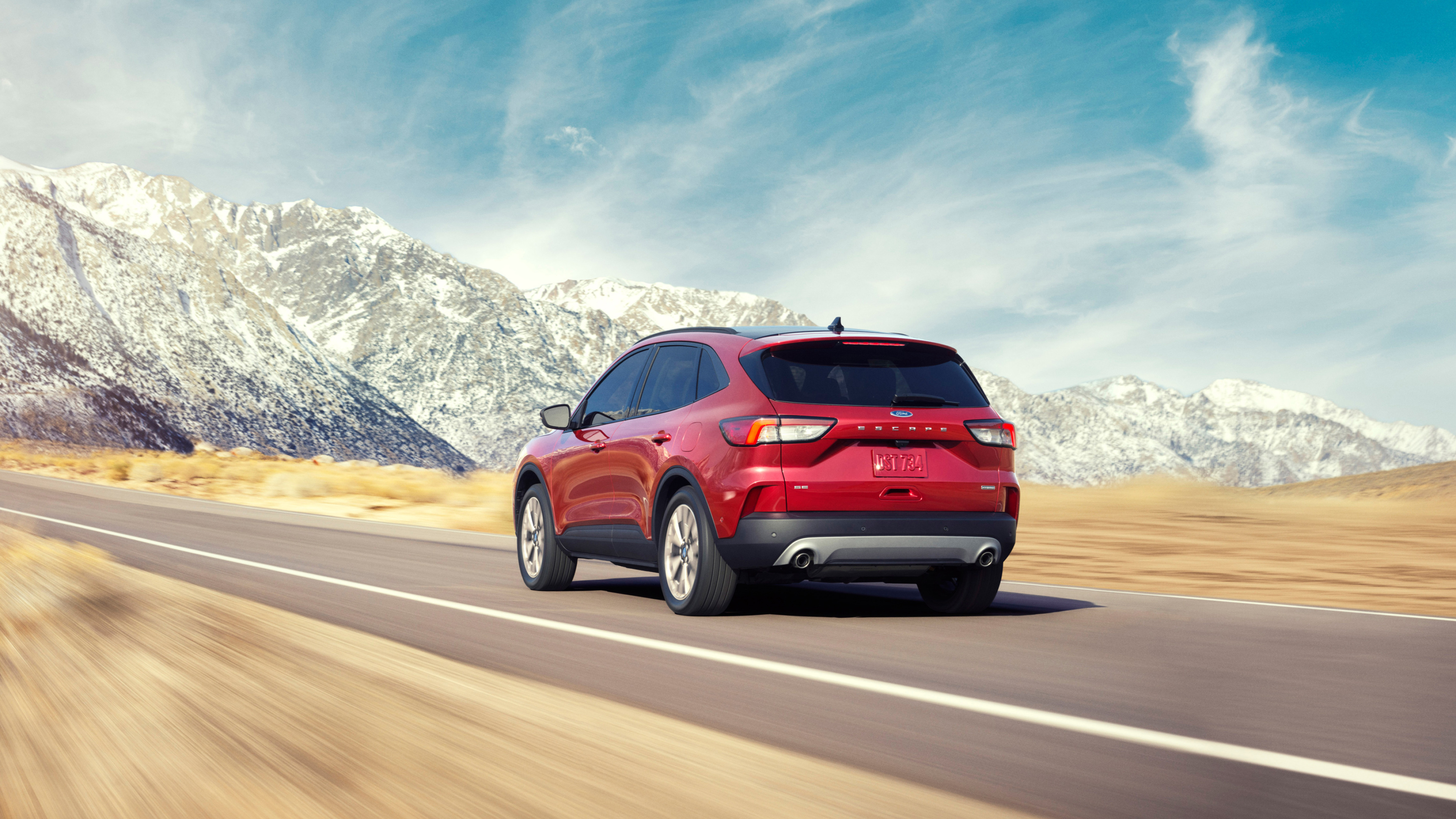 Ford Escape SUV, Impressive horsepower, Hybrid technology, Sleek design, 3840x2160 4K Desktop
